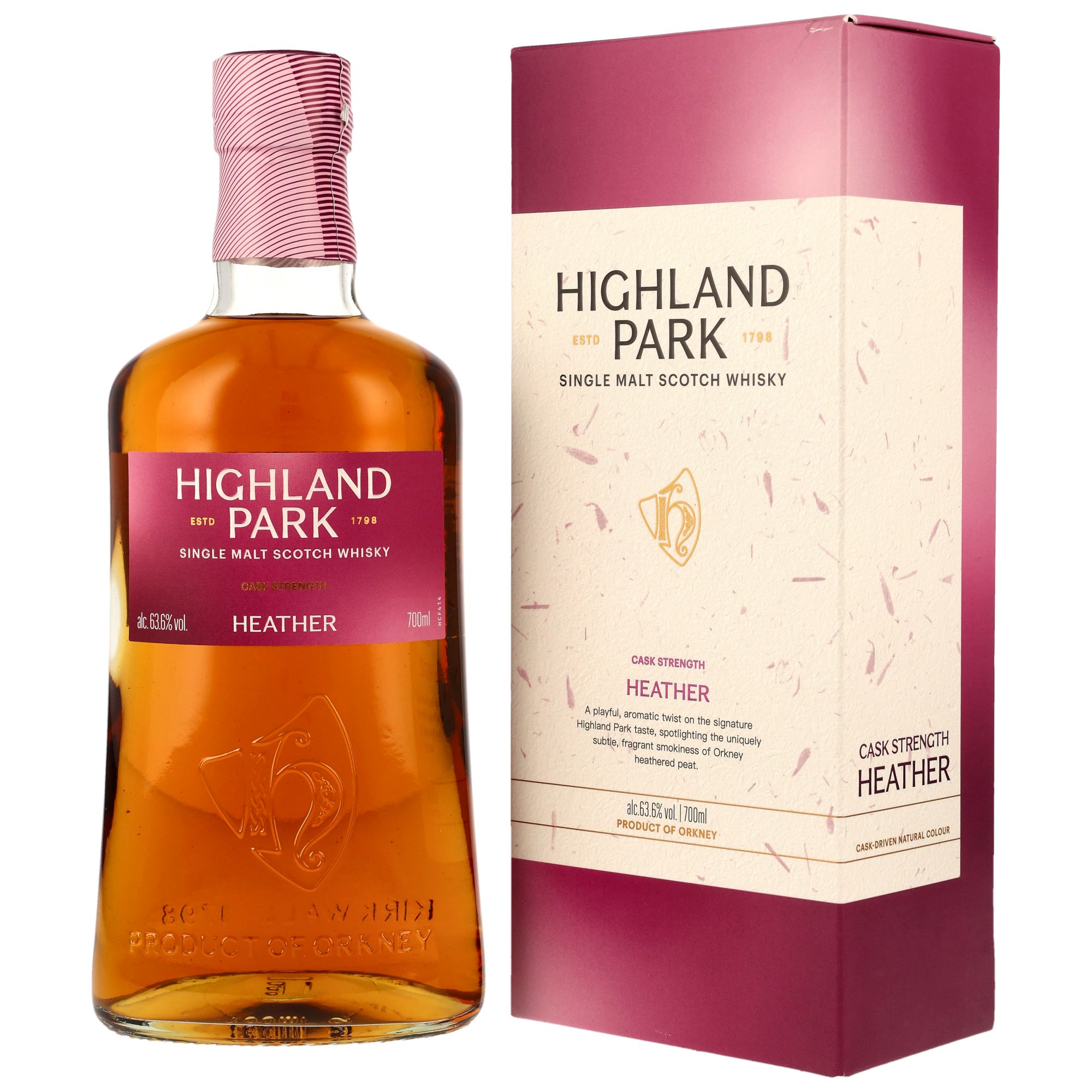 Highland Park Heather - 1st Fill Seasoned Sherry Casks + Refill Casks - Cask Strength