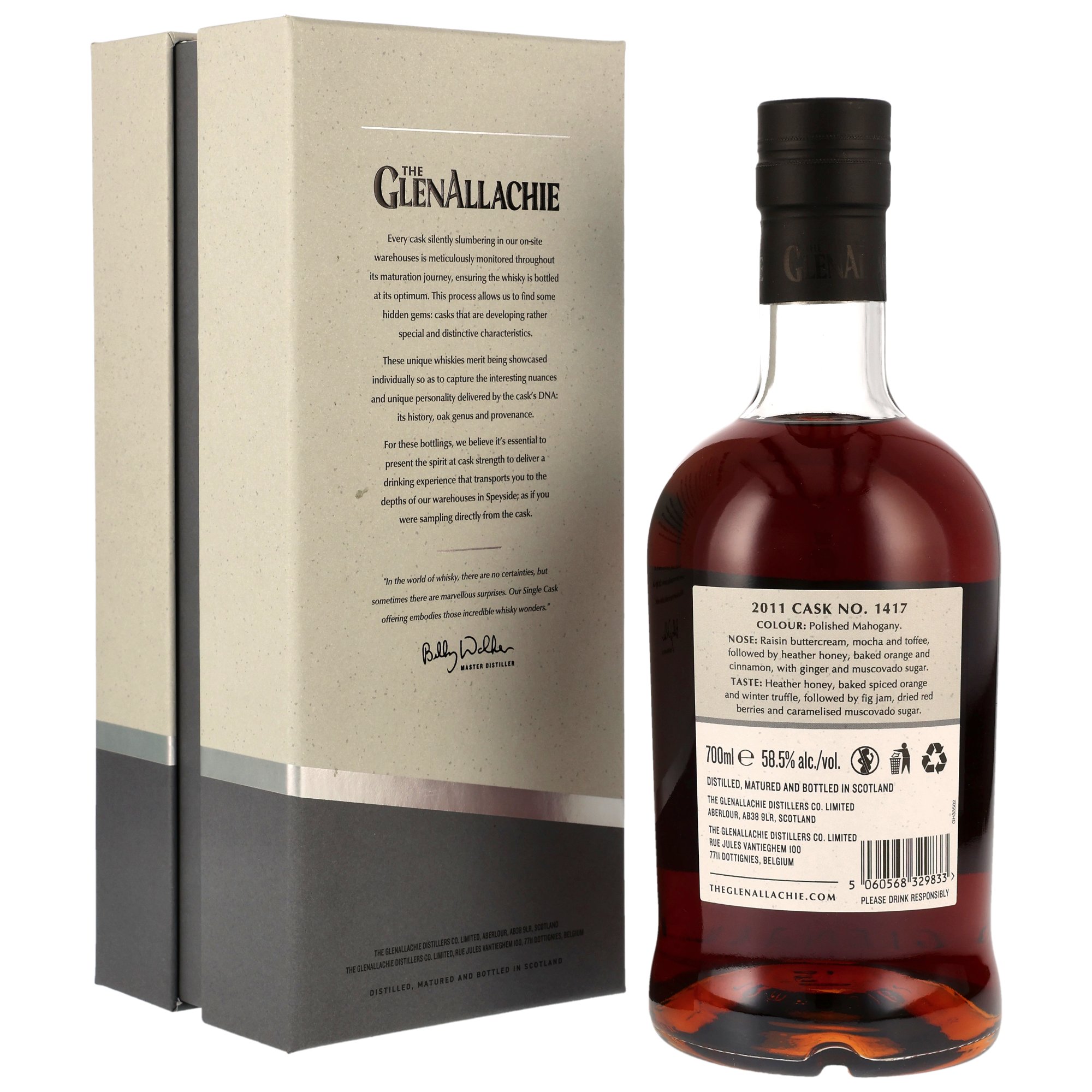 GlenAllachie 2011/2025 - 14 y.o. - Oloroso Sherry Cask #1417