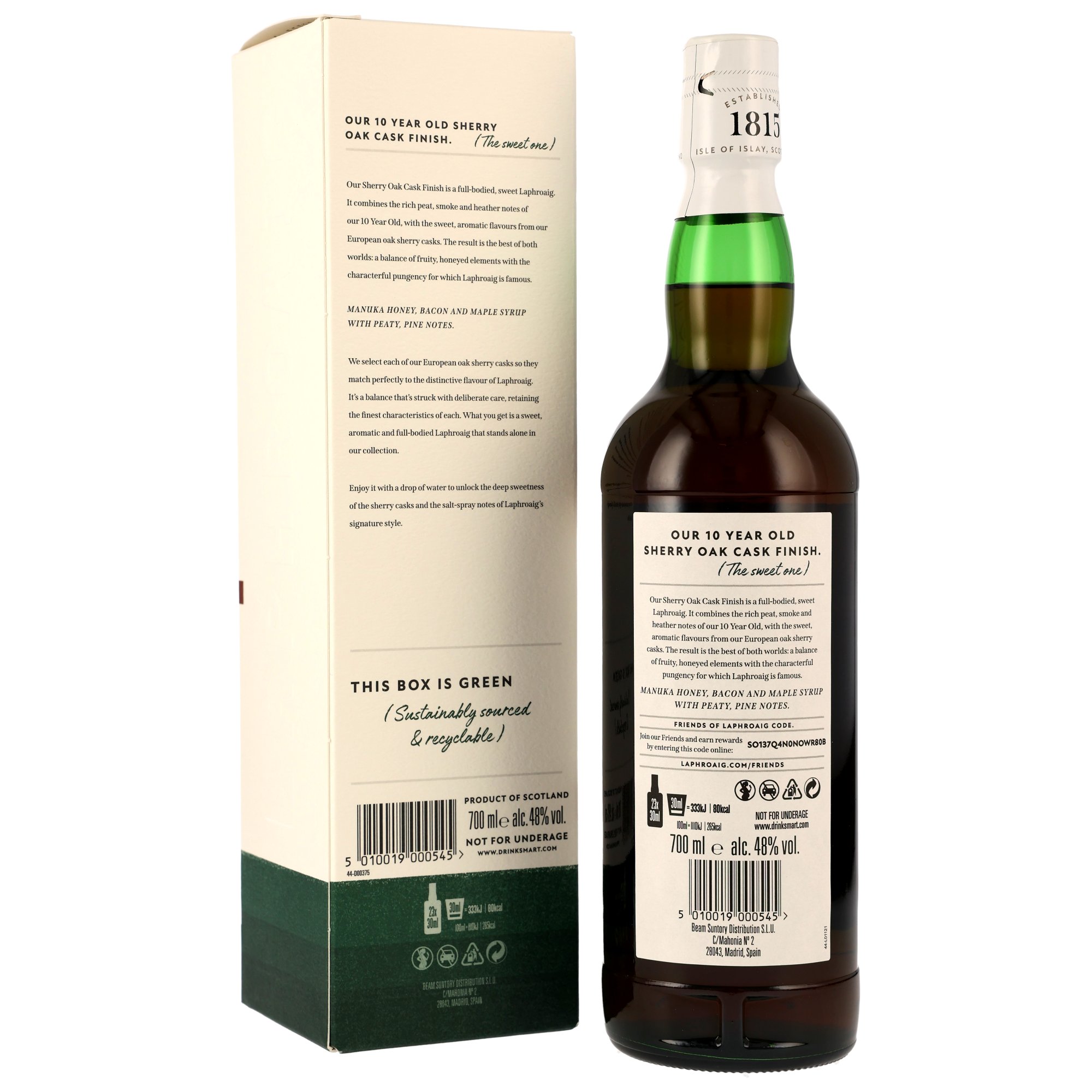 Laphroaig 10 y.o. Sherry Cask - neue Ausstattung