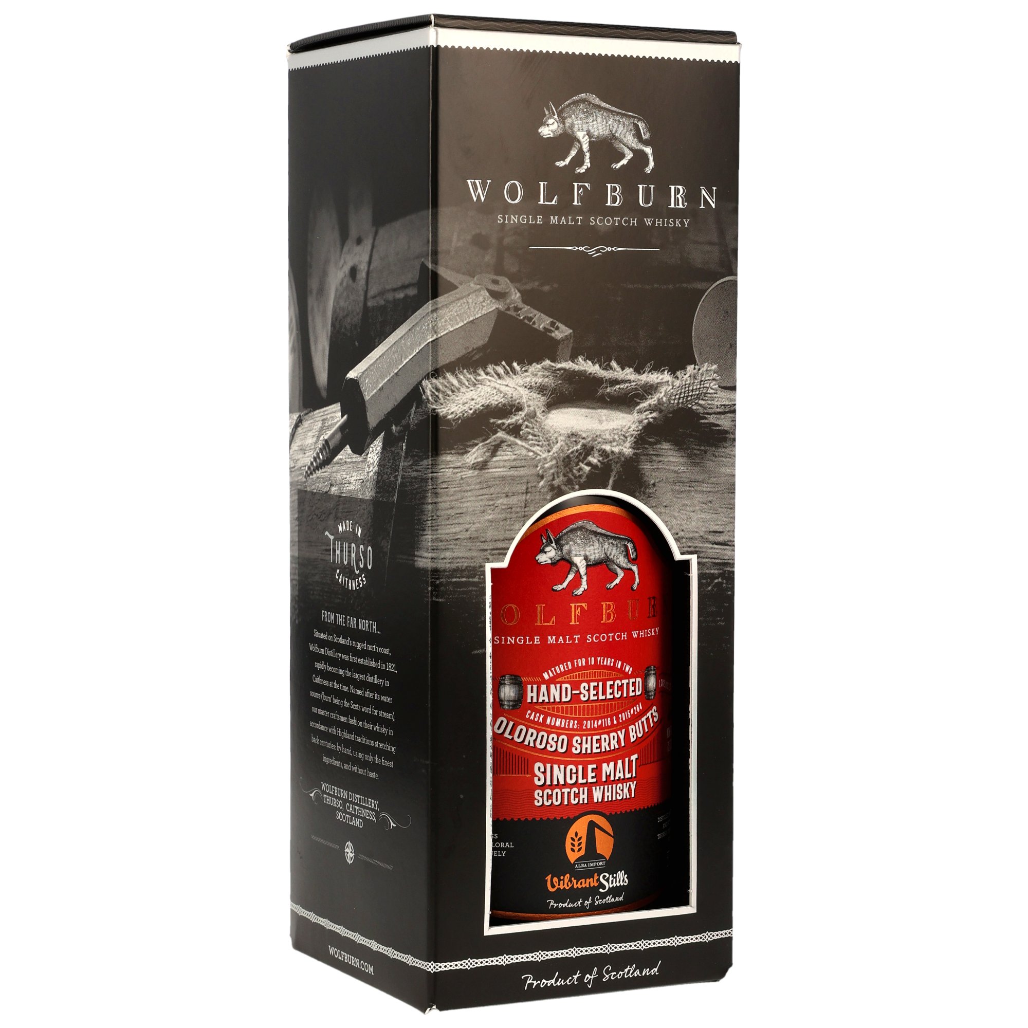 Wolfburn 2015/2025 - 10 y.o. - Vibrant Stills  - Oloroso Sherry Casks #2014/116+2015/264