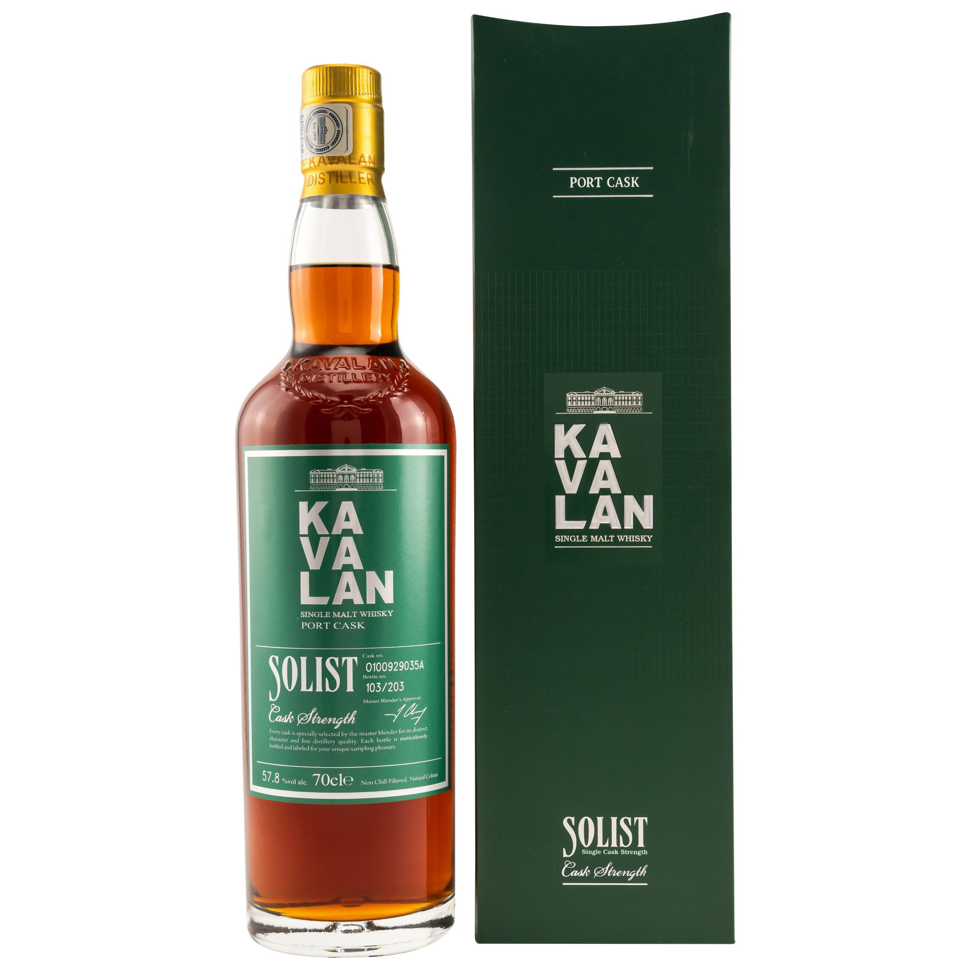Kavalan Solist / Port Cask 57,8% - nicht nach Fassnummern getrennt