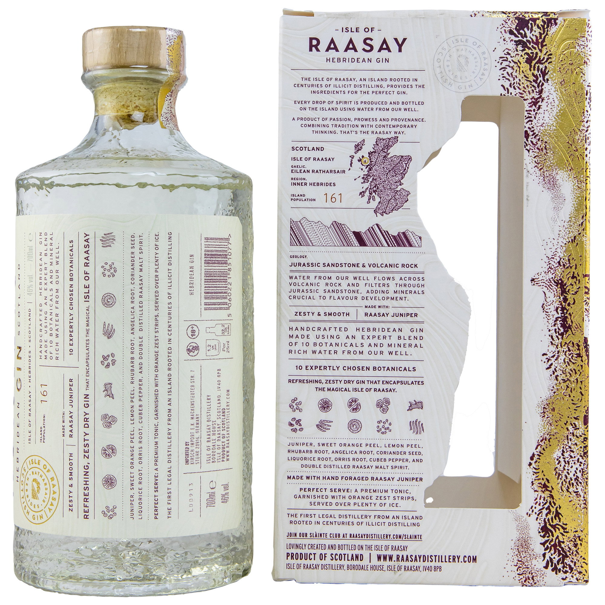Isle of Raasay Hebridean Gin