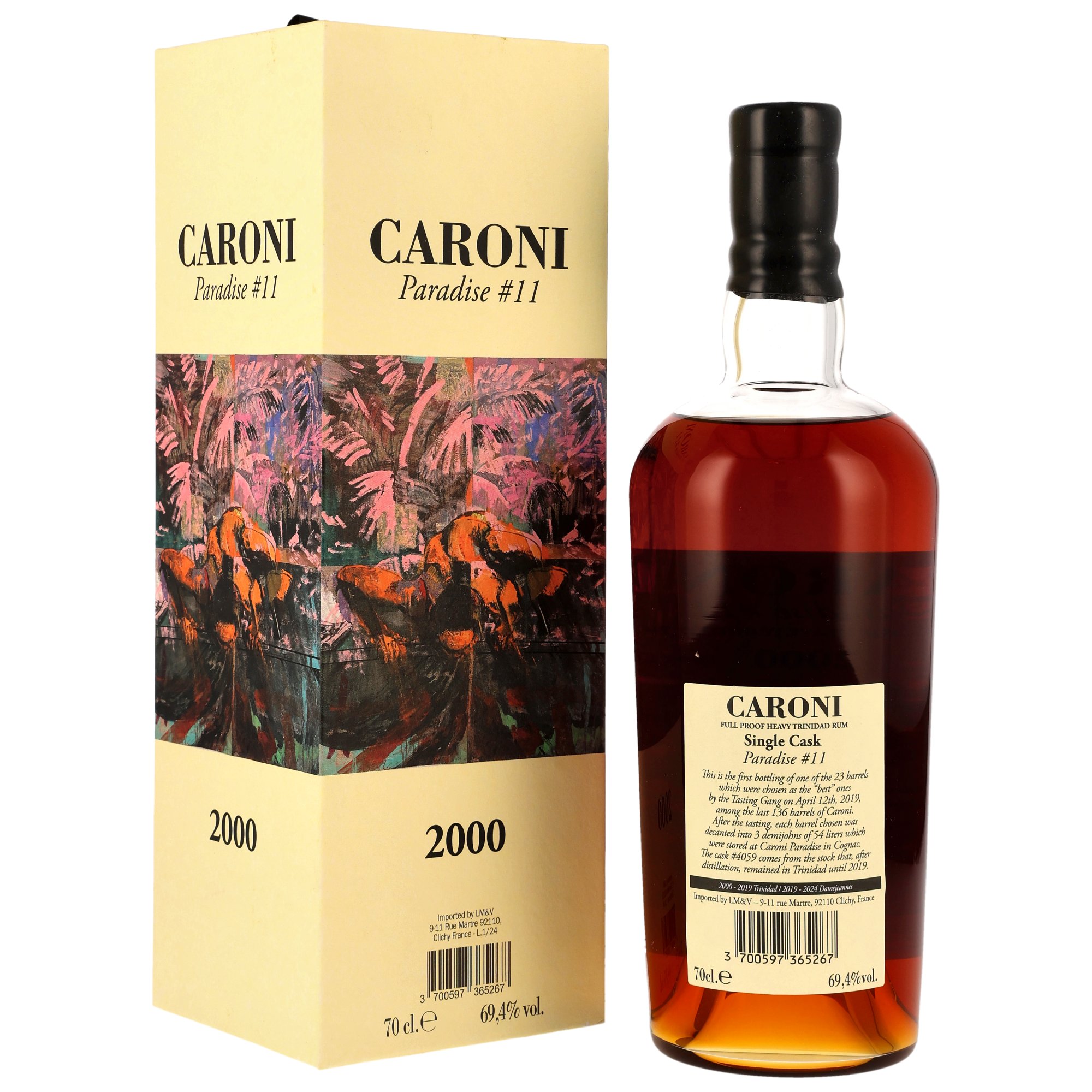 Caroni 2000 Trinidad - Paradise #11 - Barrel #4059