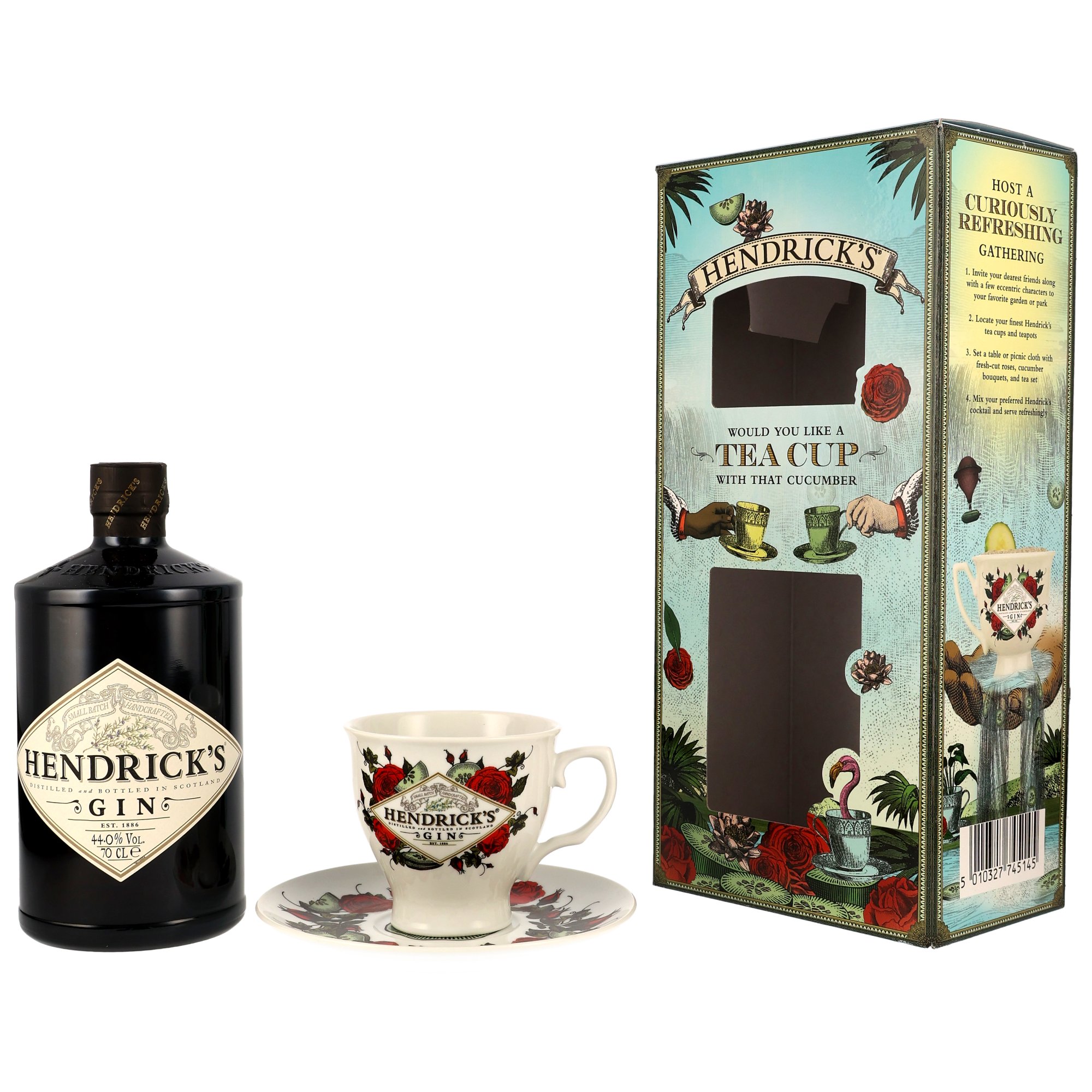Hendricks Gin / Small Batch + Tea-Cup