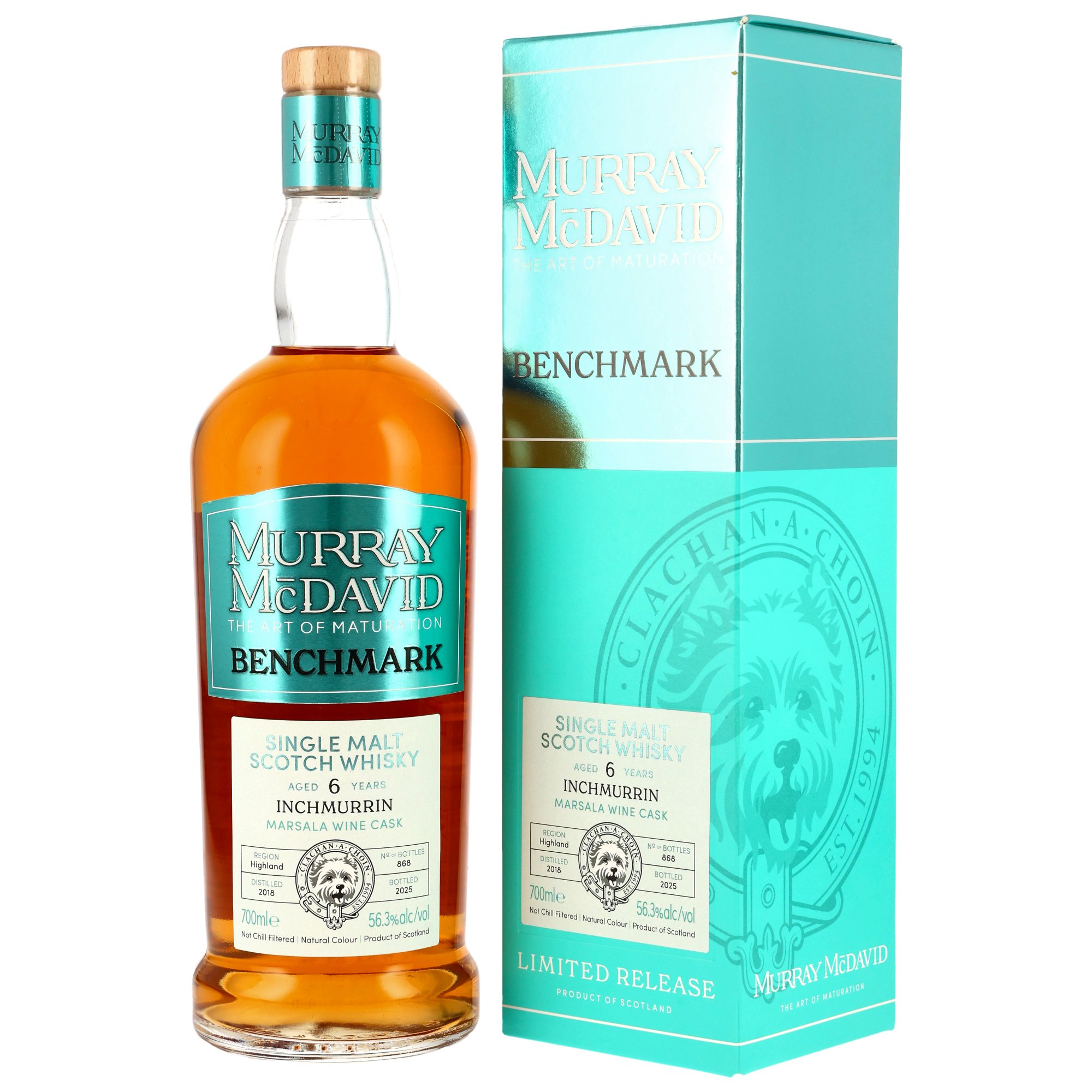 Inchmurrin 2018/2025 - 6 y.o. - Marsala Wine Cask - Murray McDavid