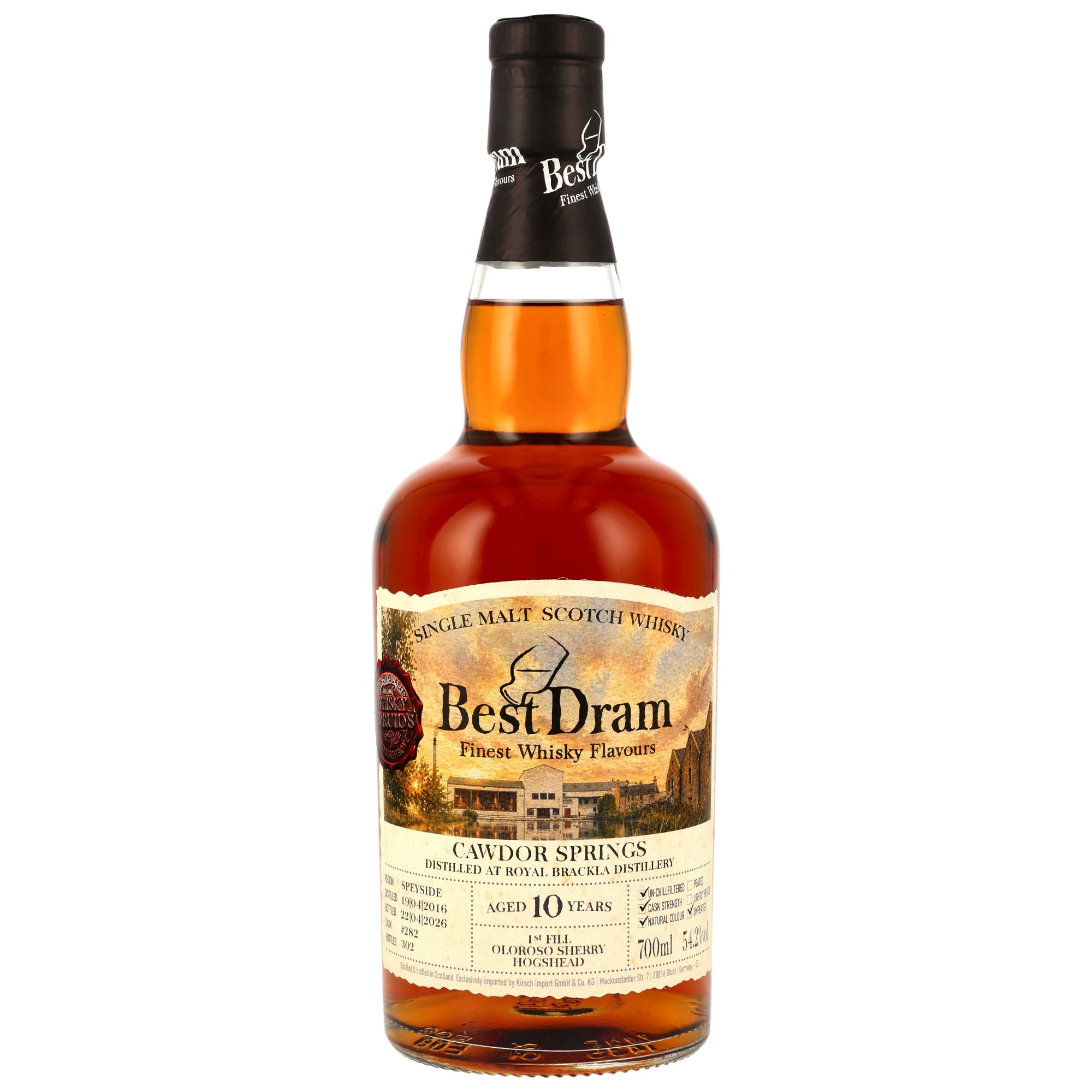 Best Dram Cawdor Springs (Royal Brackla) 10YO