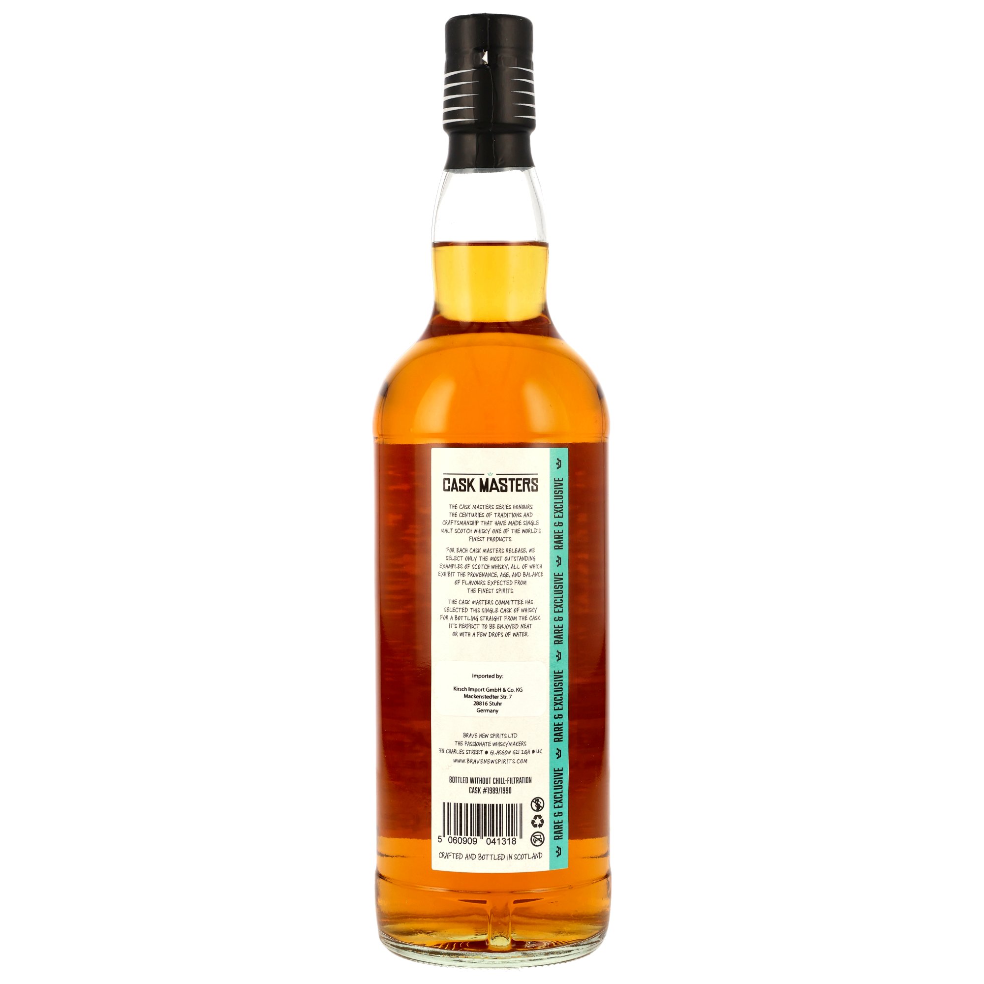 Tormore 1990/2023 - 33 y.o. - 1st Fill American Bourbon Barrel #1989/1990 - Cask Masters - Brave New Spirits