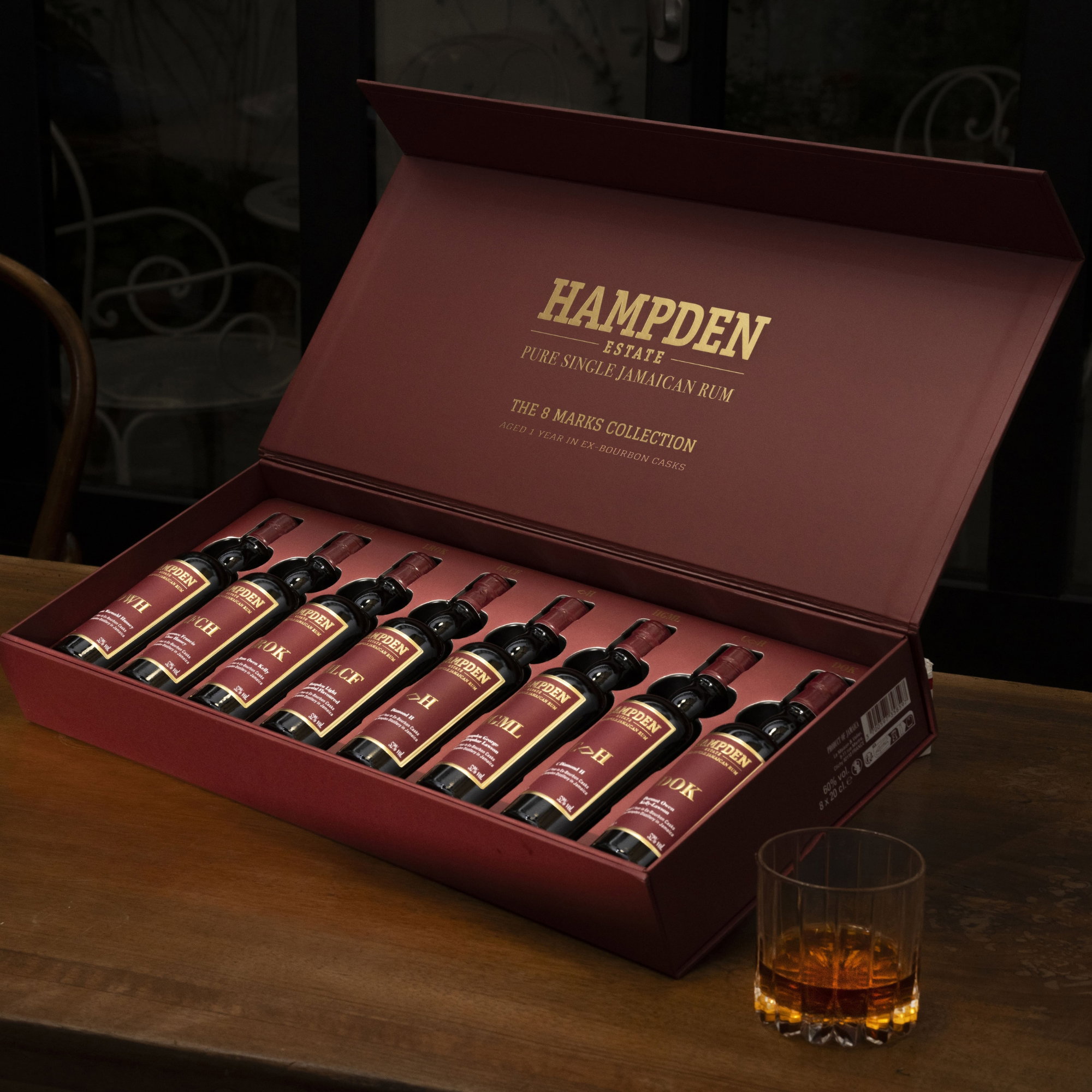 Hampden 8 Marks Collection 8x0,2l Aged 1 Year in Ex-Bourbon Casks