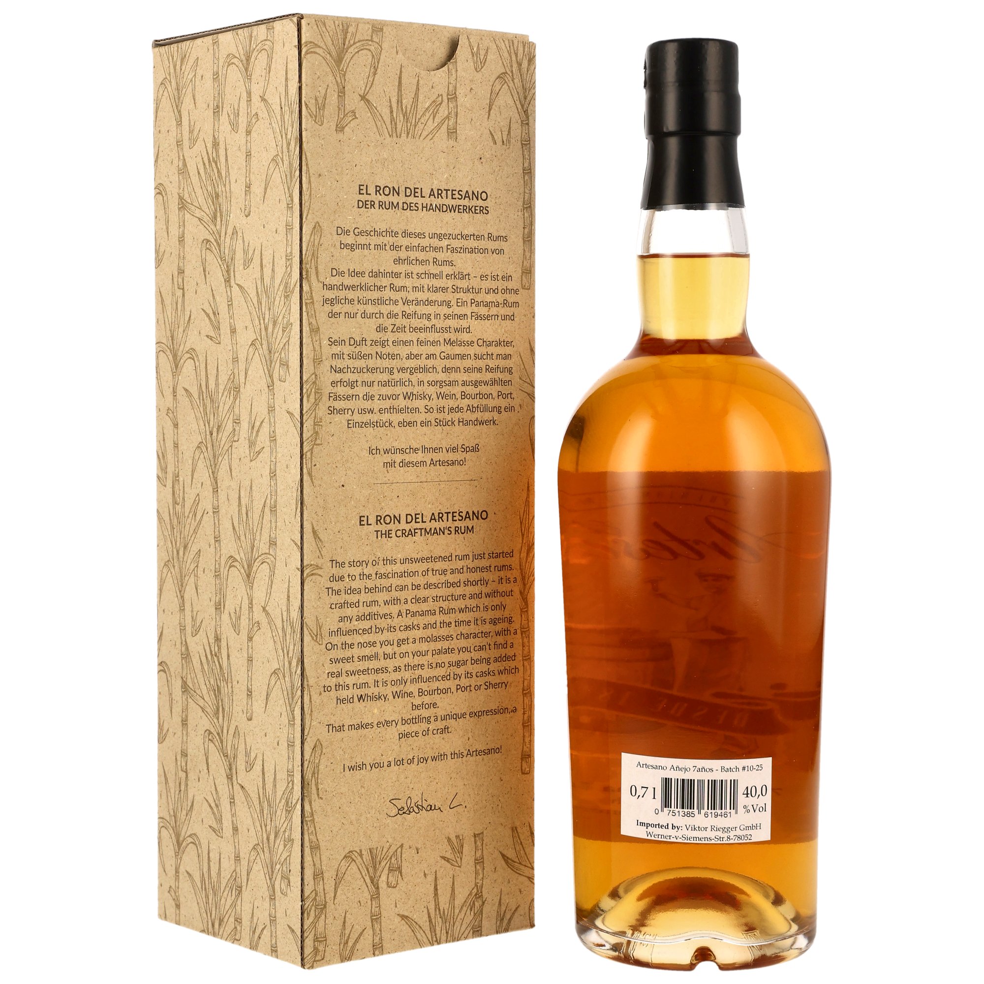 Ron Artesano Panama Rum 7 y.o. in GP