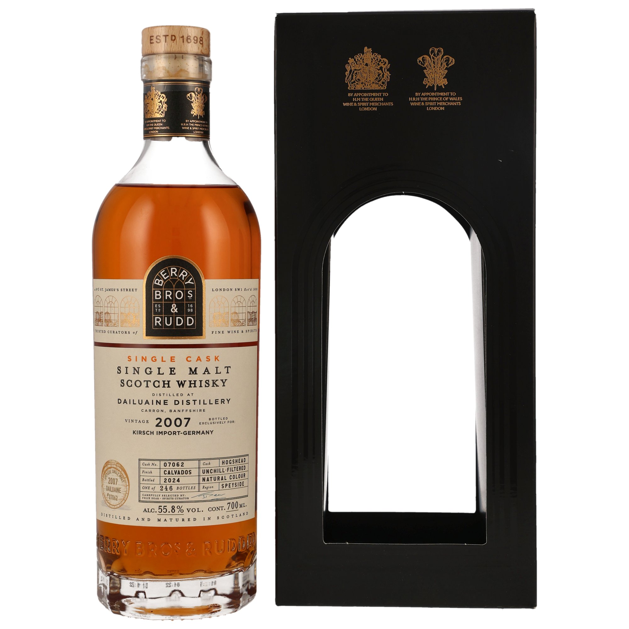 Dailuaine 2007/2024 - #07062 (Berry Bros and Rudd) - Kirsch
