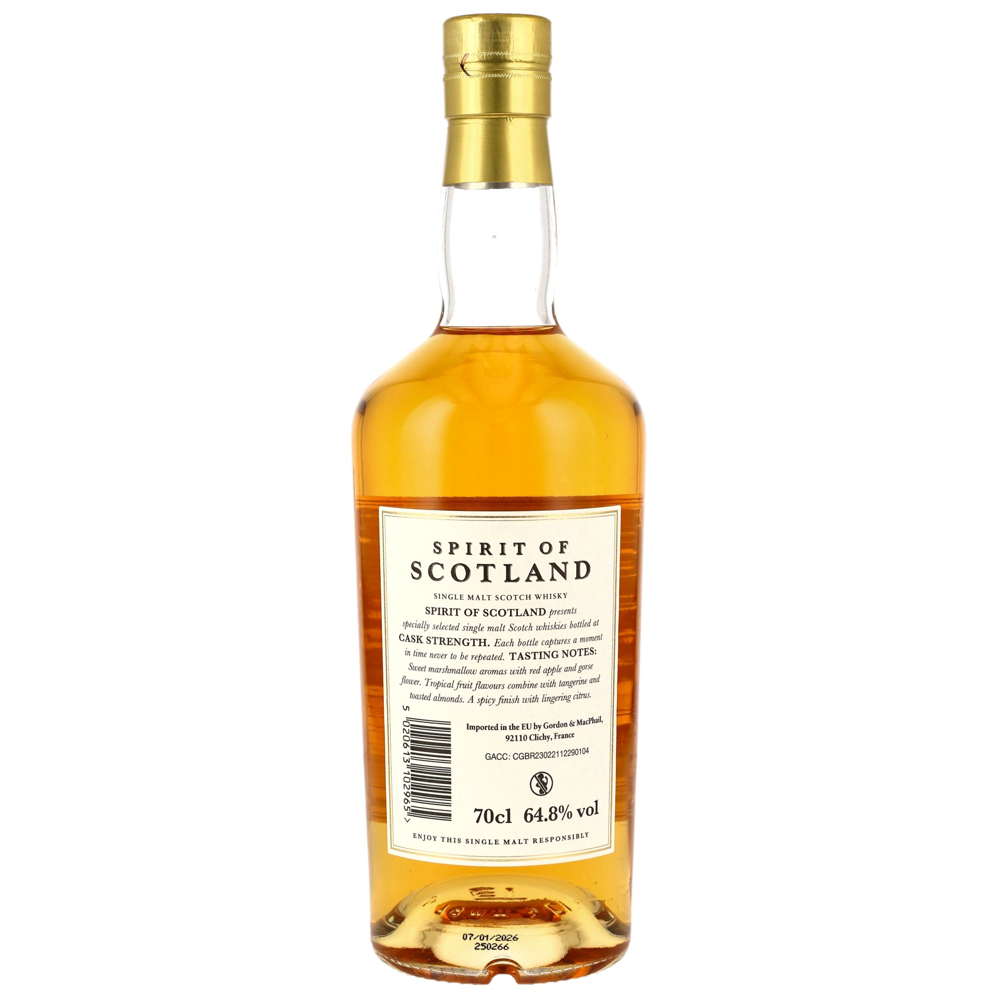 Allt-A-Bhainne 2016/2026 - 9 y.o. - Refill Bourbon Barrel #1031758 - G&M Spirit of Scotland