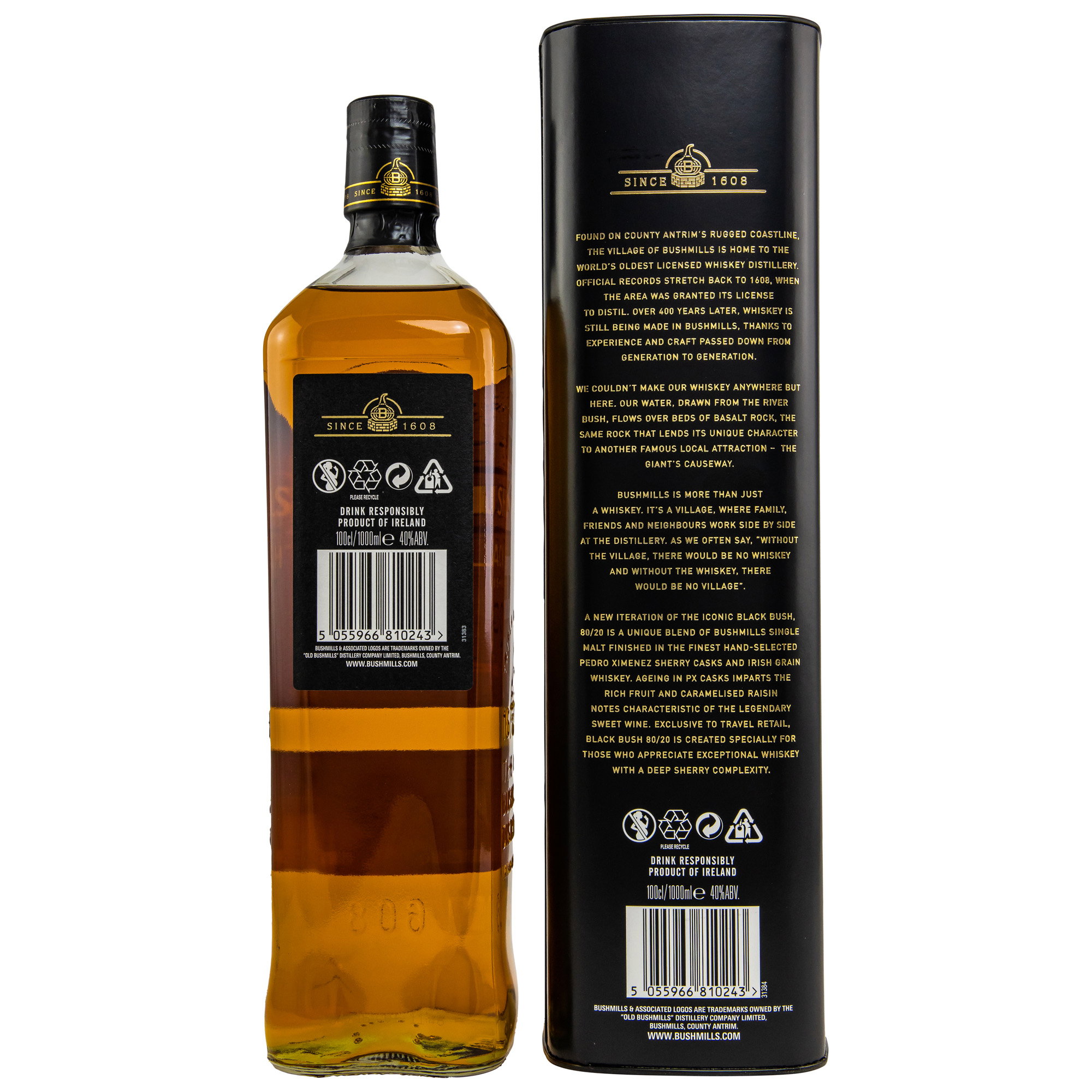 Bushmills Black Bush 80/20