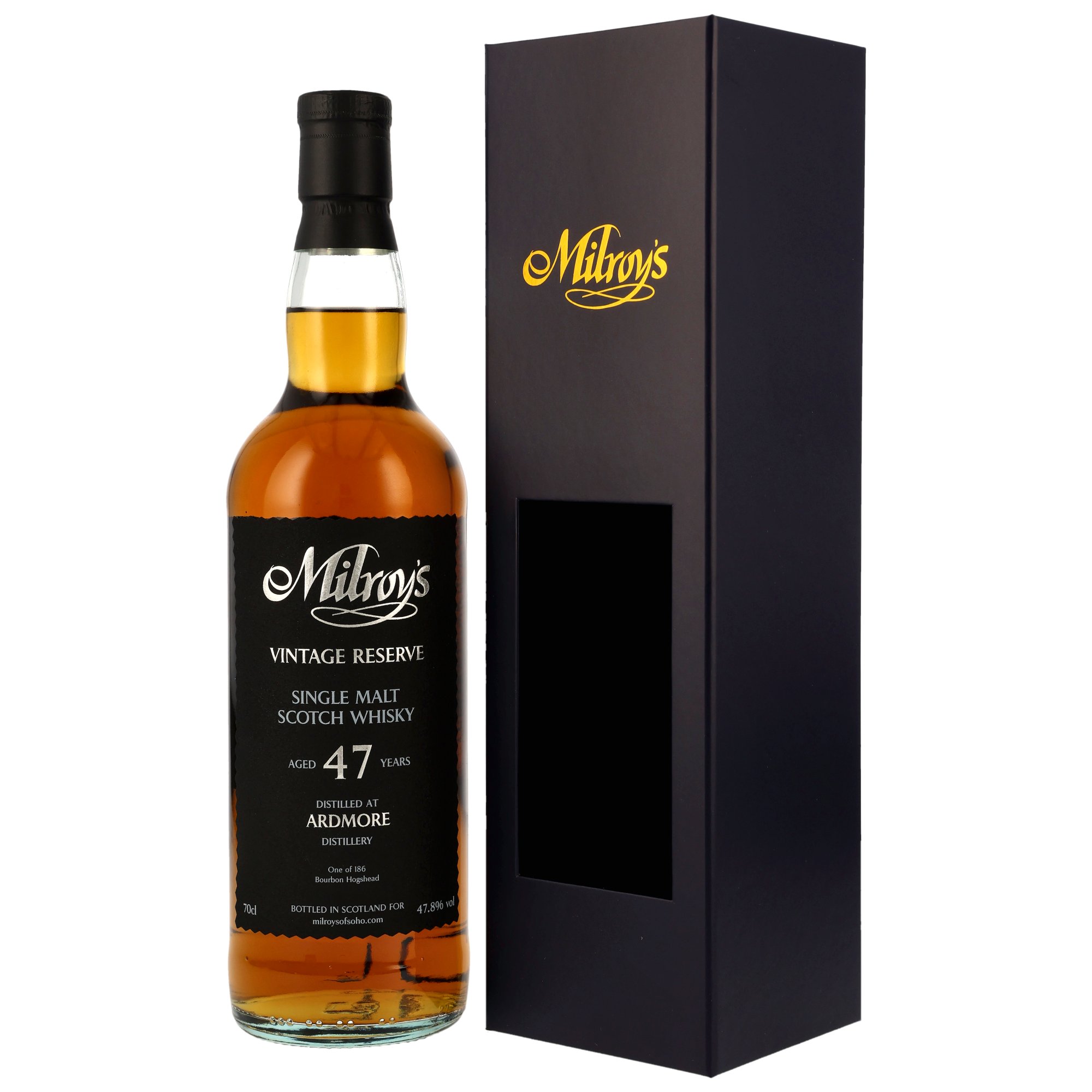 Ardmore 1978/2025 - 47 y.o. - Bourbon Hogshead #8 - Milroys