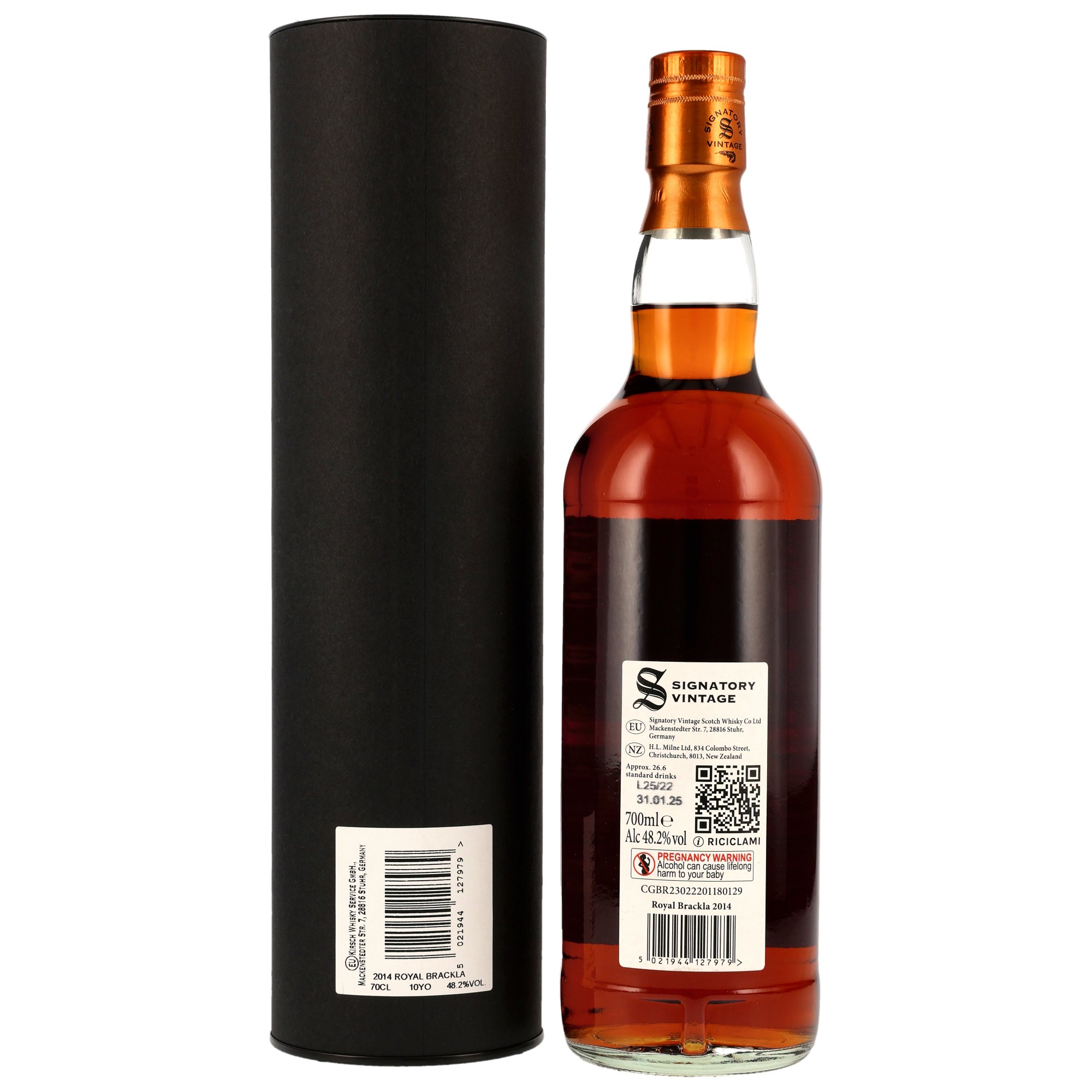 Royal Brackla 2014/2025 - 10 y.o. - Signatory Small Batch Edition #17