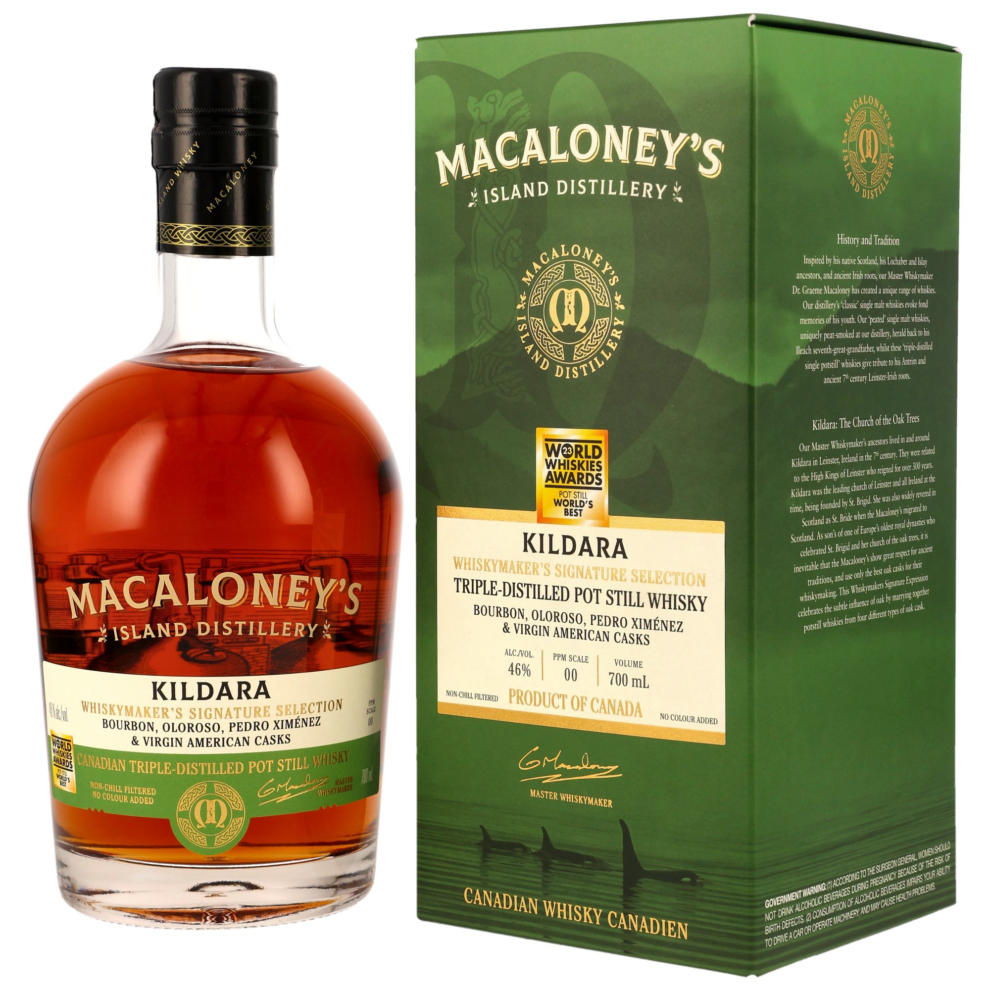 Macaloney - Kildara Triple Distilled - Canadian Single Malt