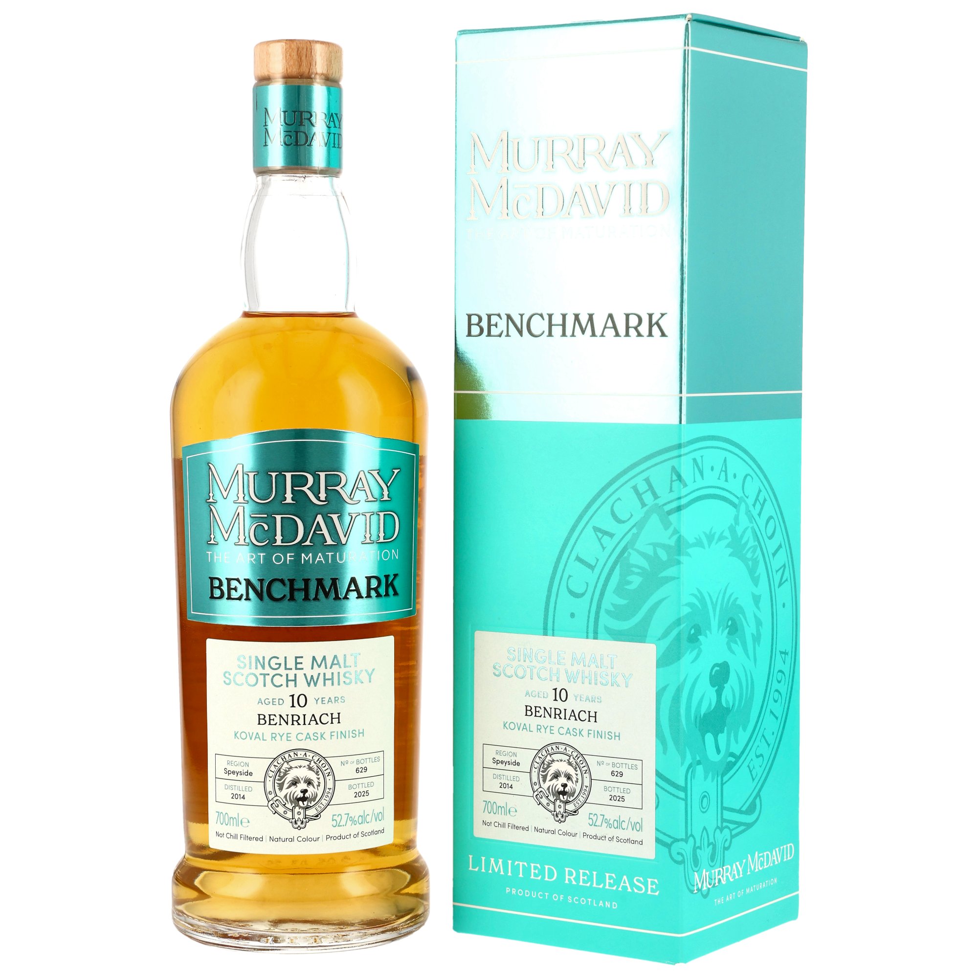 Benriach 2014/2025 - 10 y.o. - Koval Rye Cask Finish - Murray McDavid