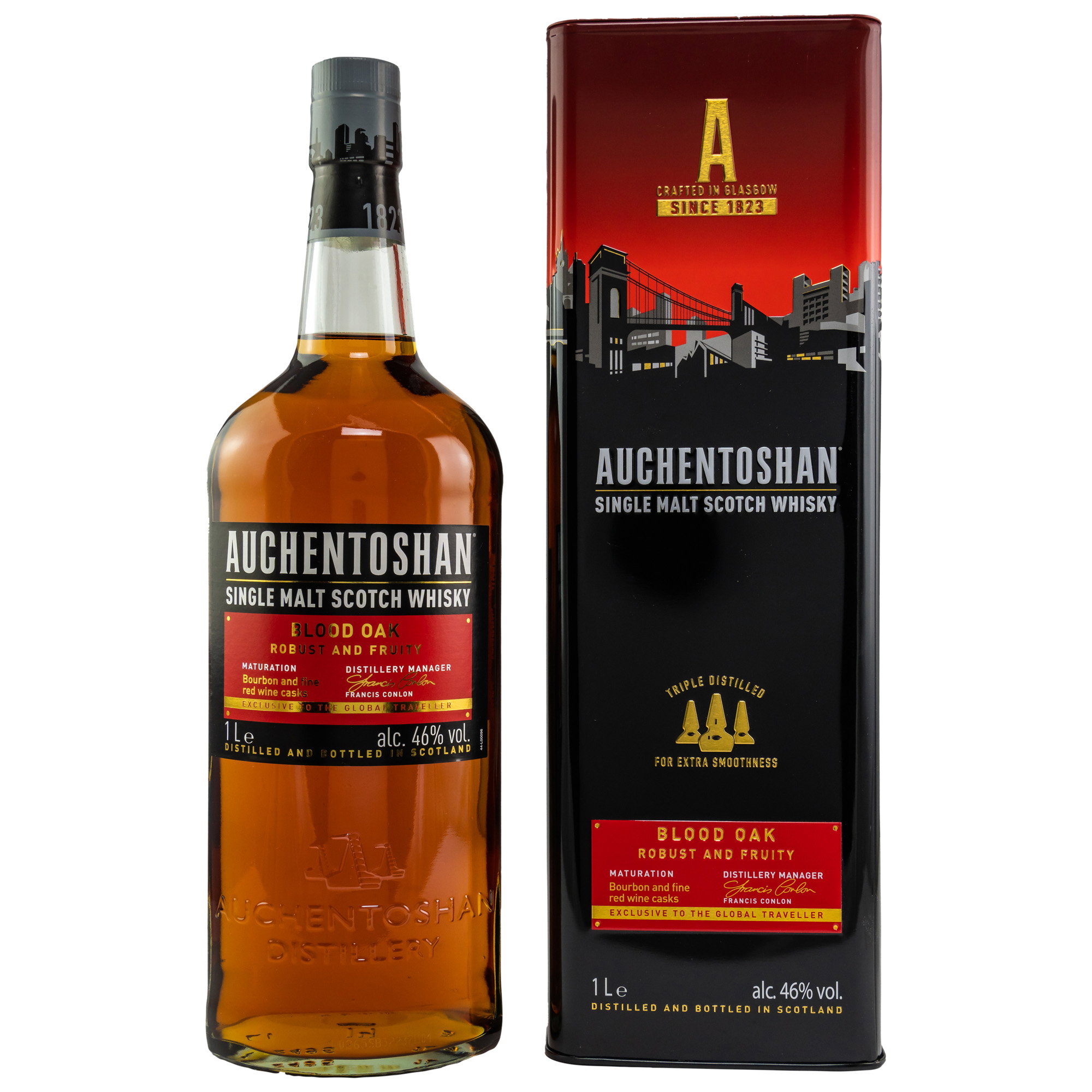 Auchentoshan Blood Oak - LITER