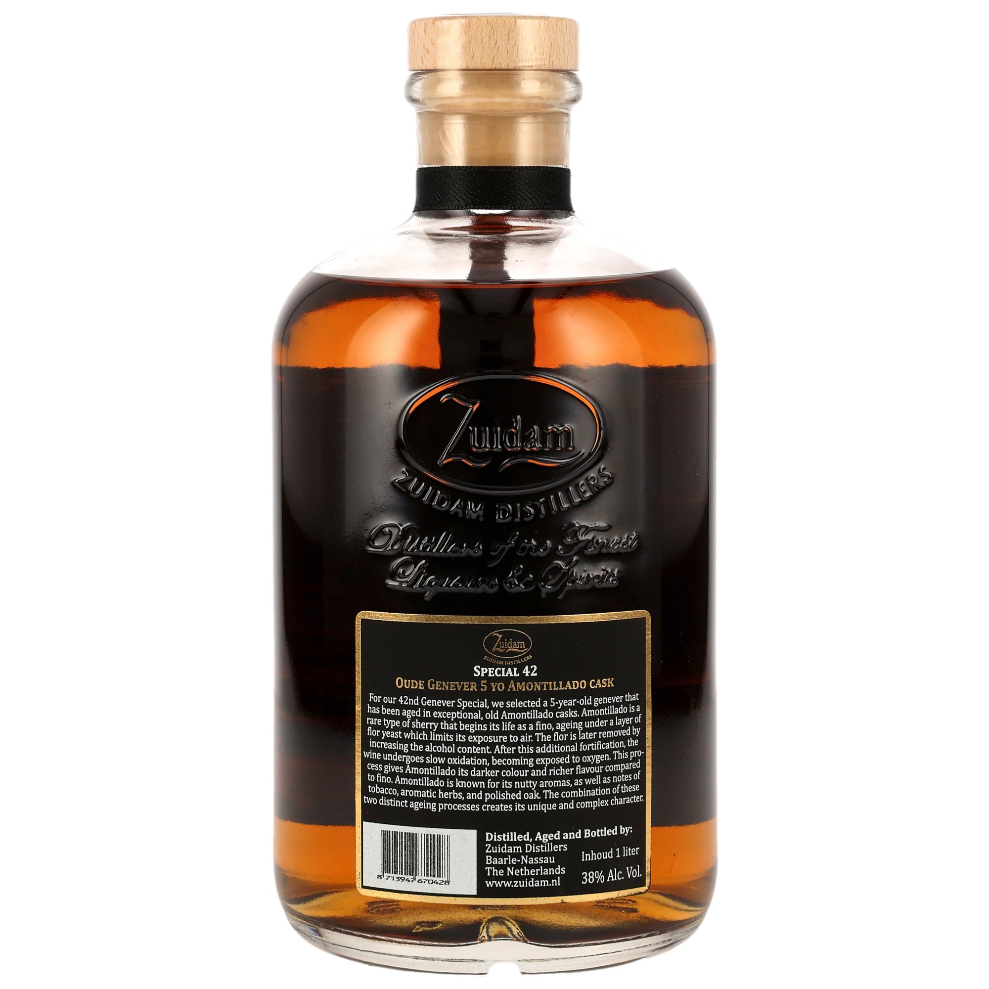 Zuidam Oude Genever 2021/2026 - 5 y.o. - Amontillado Cask Special No 42 - LITER