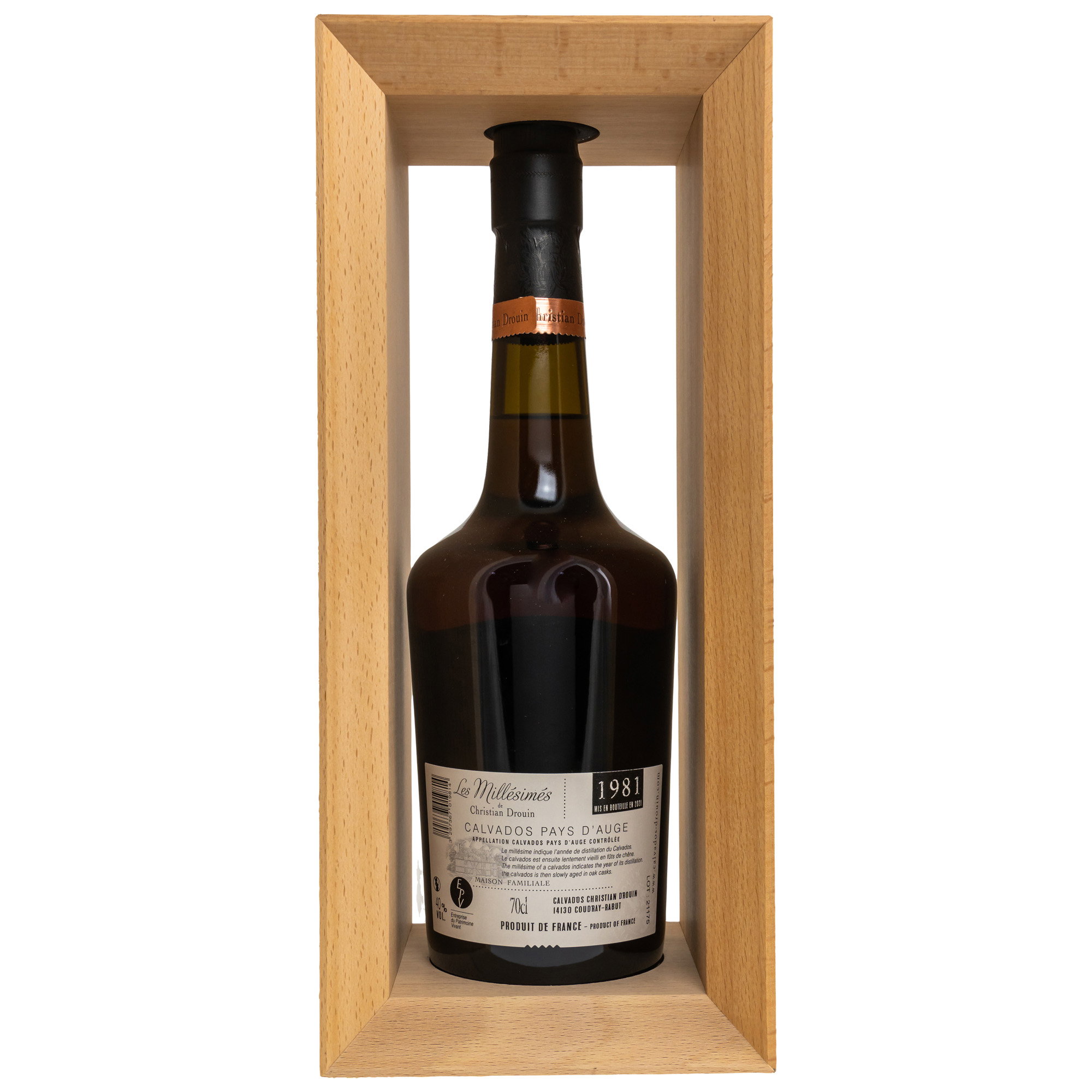 Christian Drouin Millésime 1981/2021 Calvados Pays d'Auge
