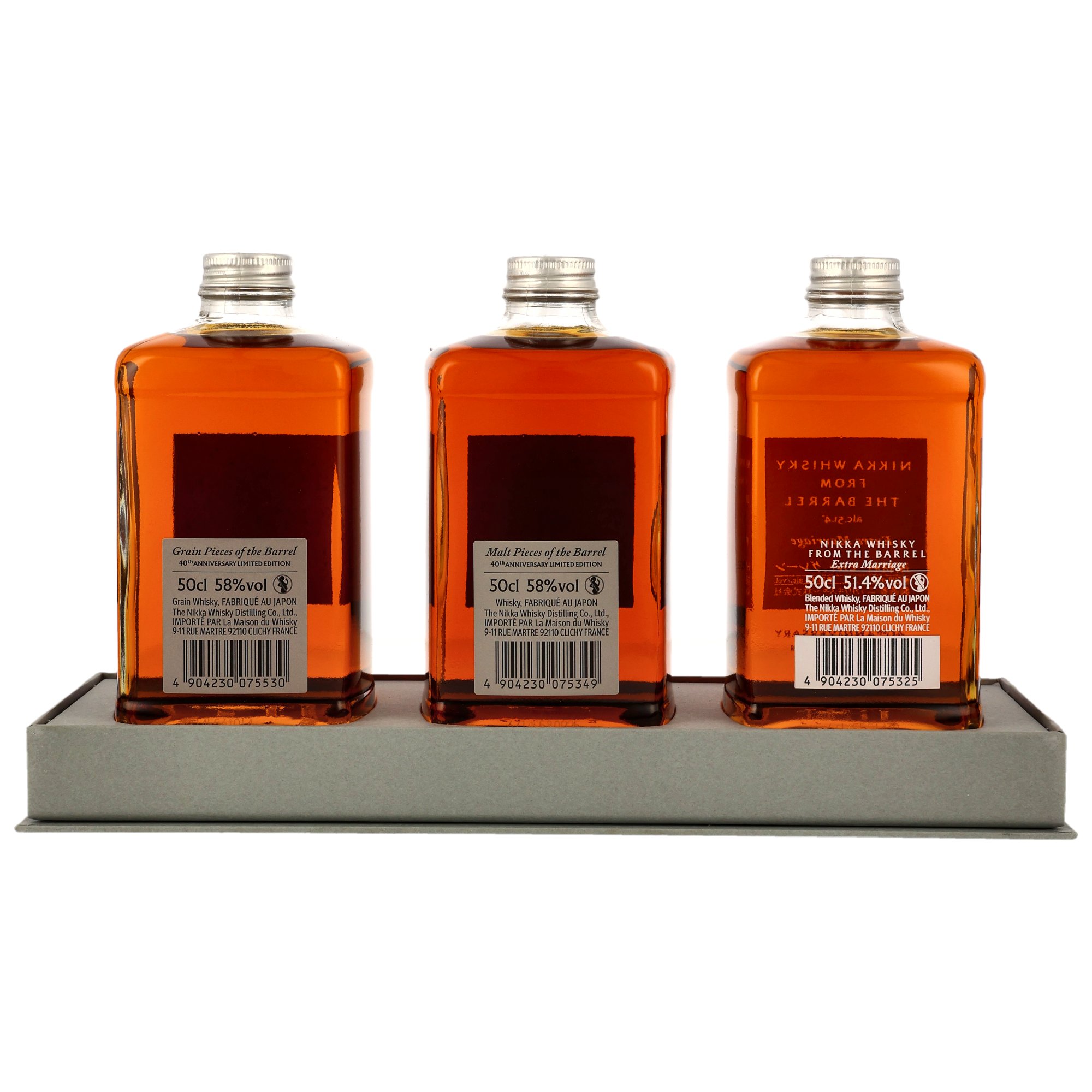 Nikka from the Barrel Limited Edition 3 Bottle Assort (Extra Marriage/Malt Pieces/Grain Pieces)