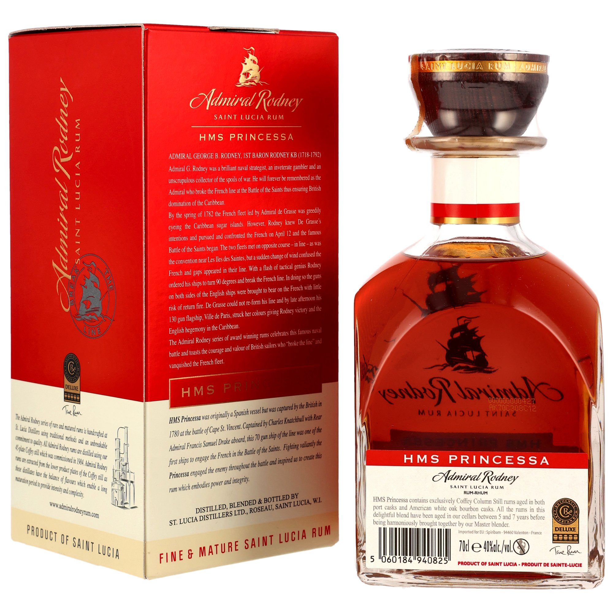 Admiral Rodney Rum - HMS Princessa