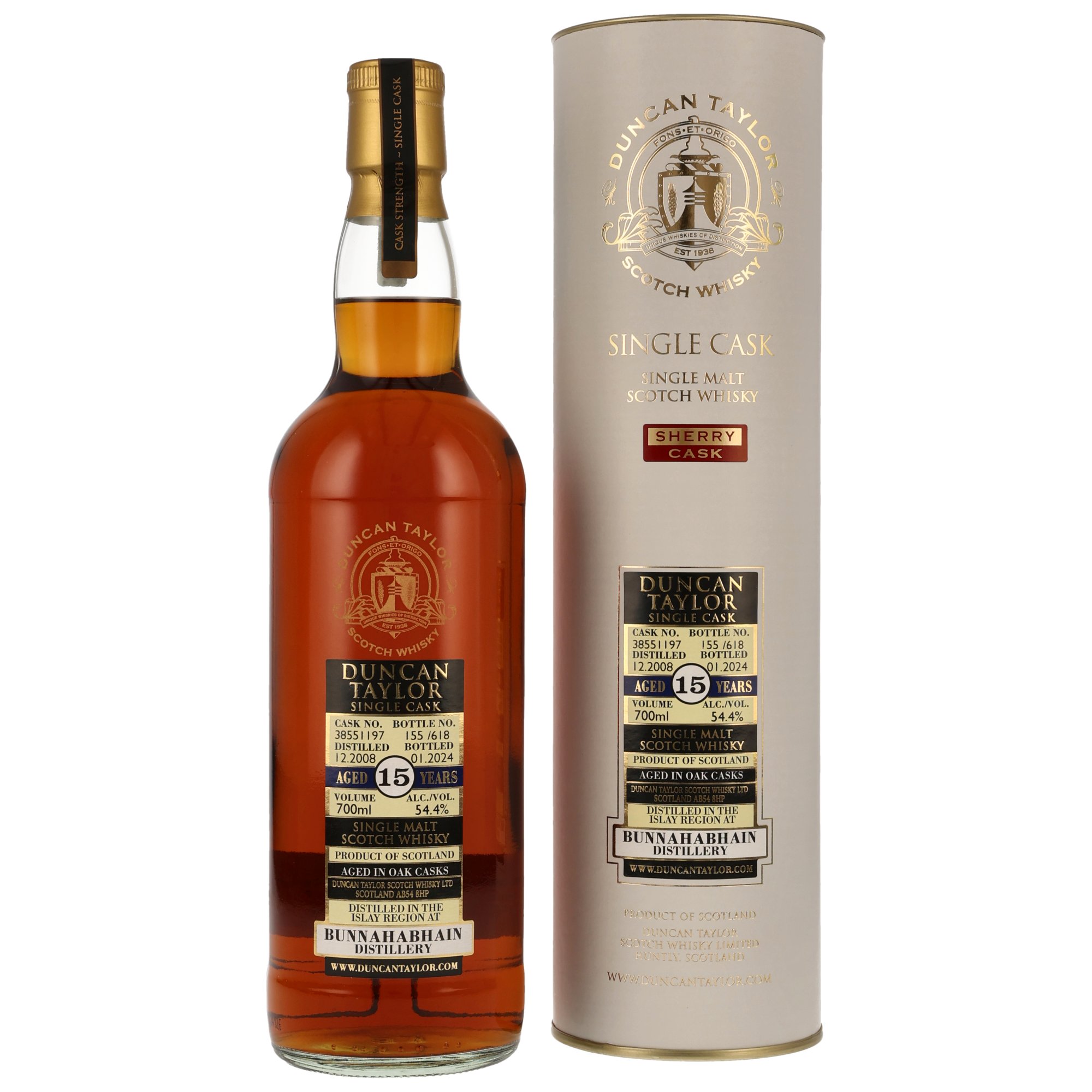 Bunnahabhain 2008/2024 - 15 y.o. #38551197 (Duncan Taylor)