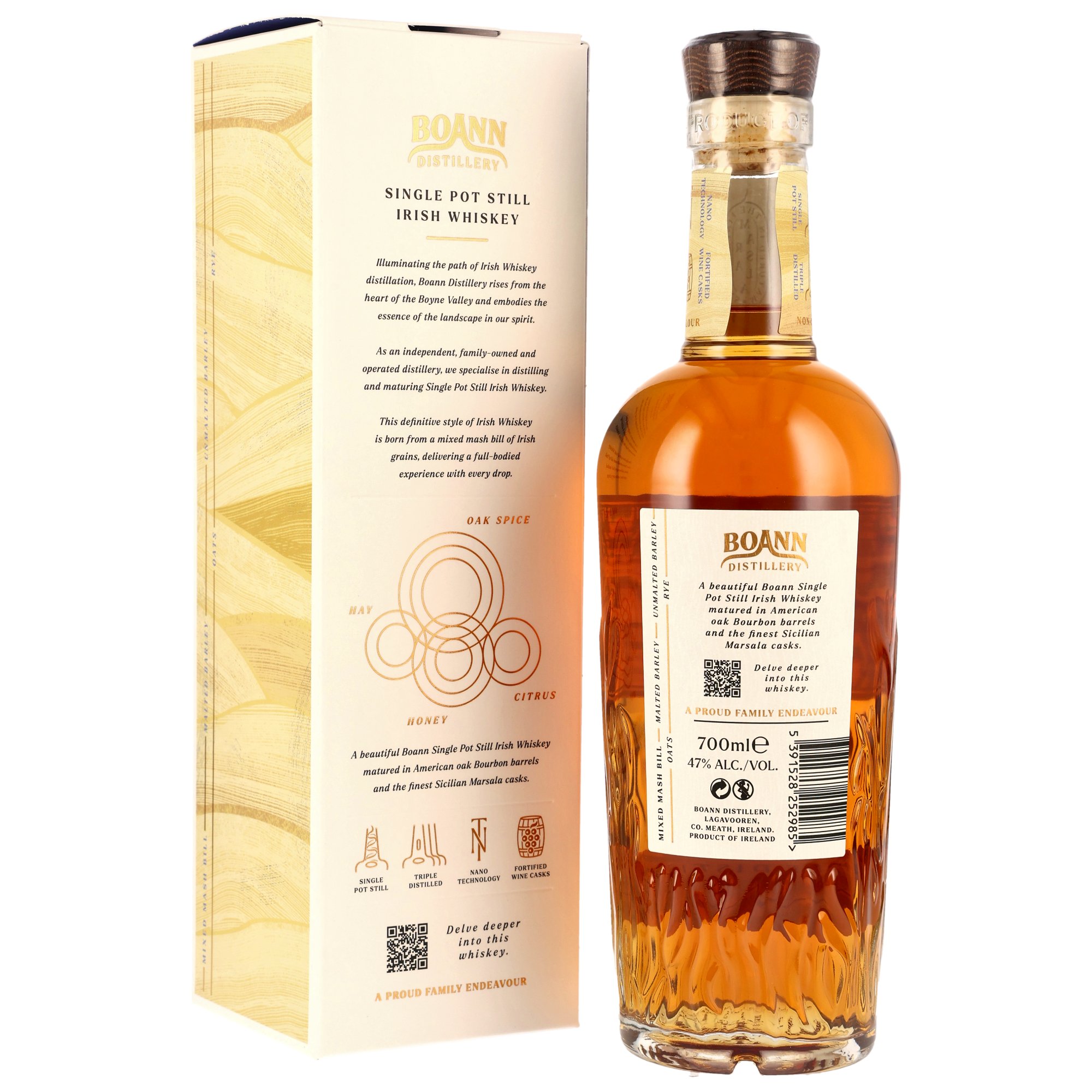 Boann Irish Whiskey Marsala Casks