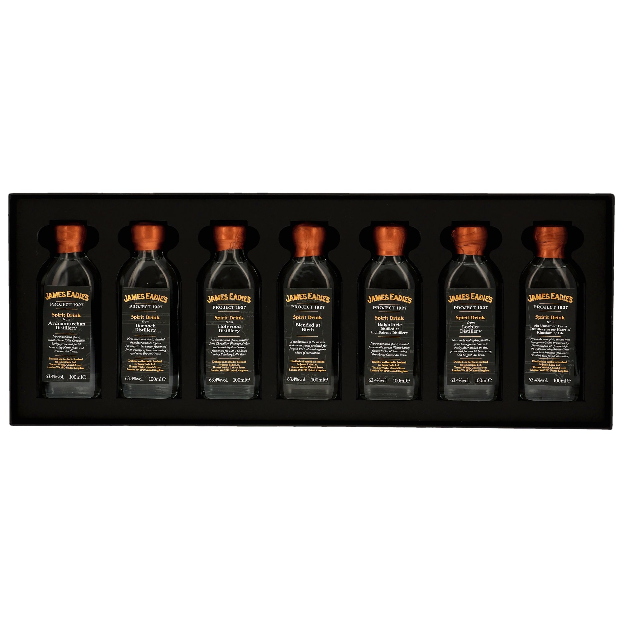 Project 1927 Tasting Set 7x10cl - James Eadie