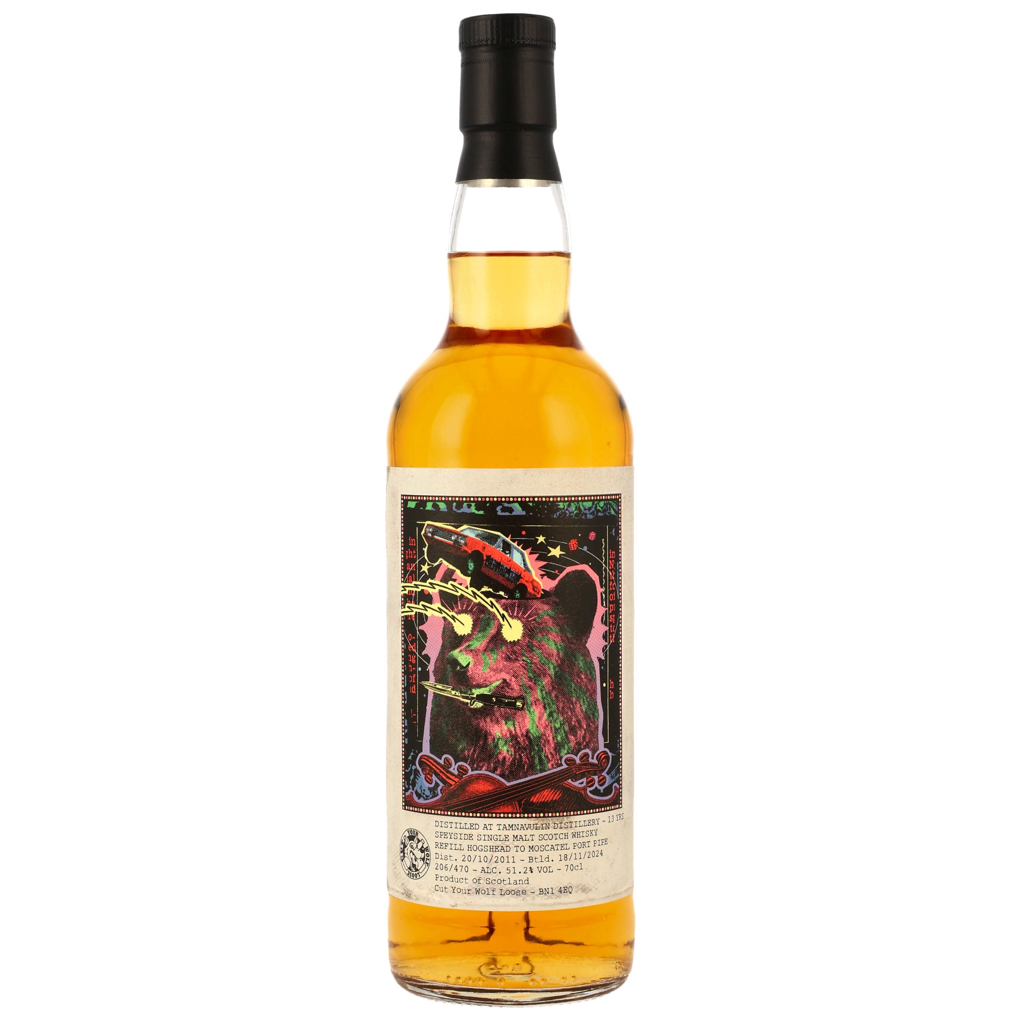 Tamnavulin 2011/2024 - 13 y.o. - Moscatel Port Pipe - Cut your Wolf Loose