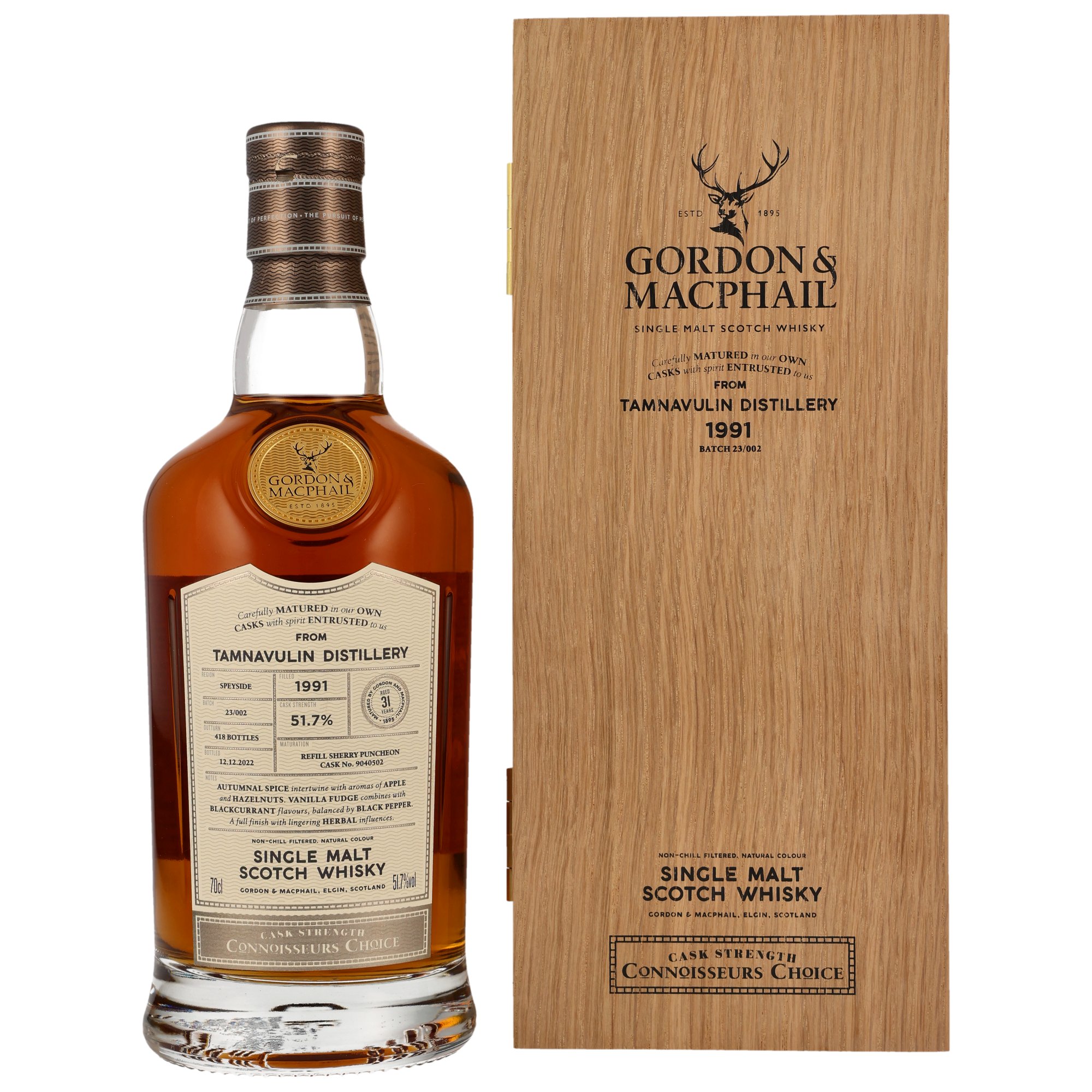 Tamnavulin 1991/2022 - 31 y.o. -  G&M CC UPPER