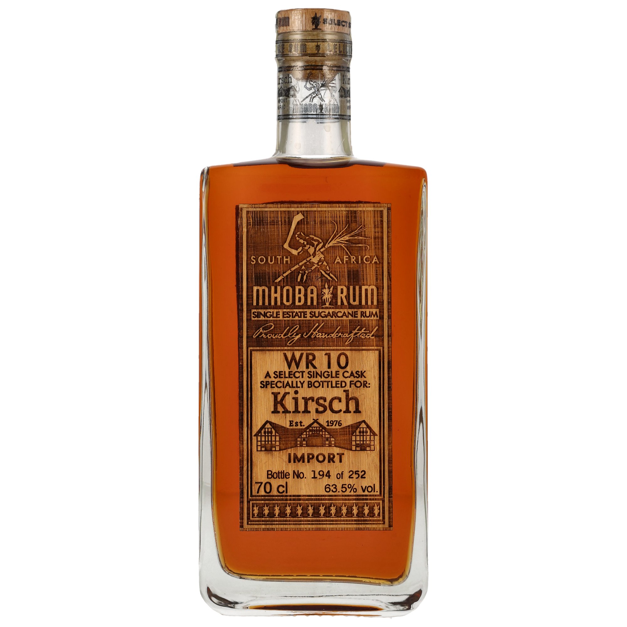 Mhoba Rum 2019/2023 Woodford Bourbon Cask - Kirsch