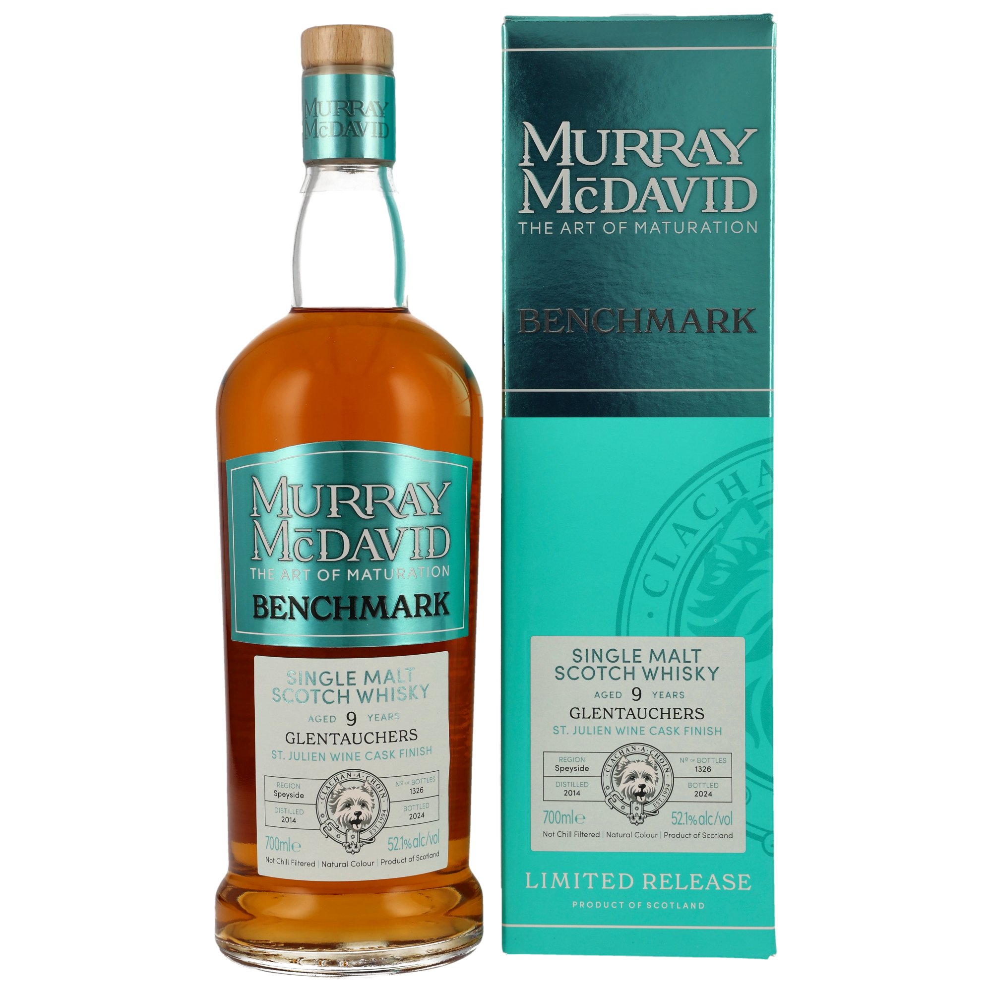 Glentauchers 2014/2024 - 9 y.o. - St. Julien Wine Cask - Murray McDavid