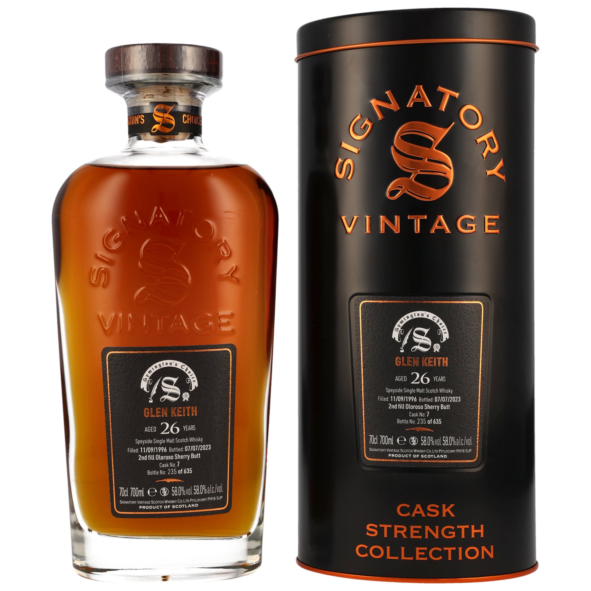 Glen Keith 1996/2023 - 26 y.o. - #7 - Symingtons Choice