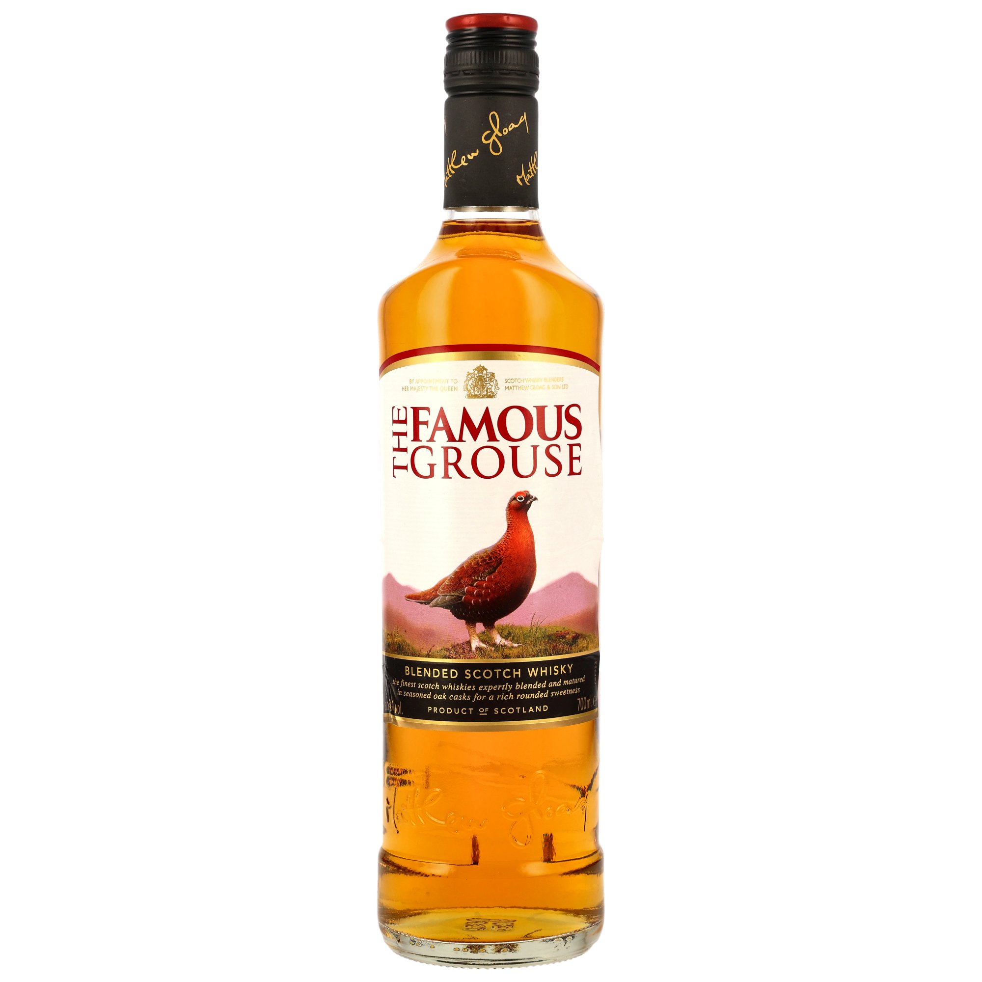 Famous Grouse - Etikett mit Mängeln