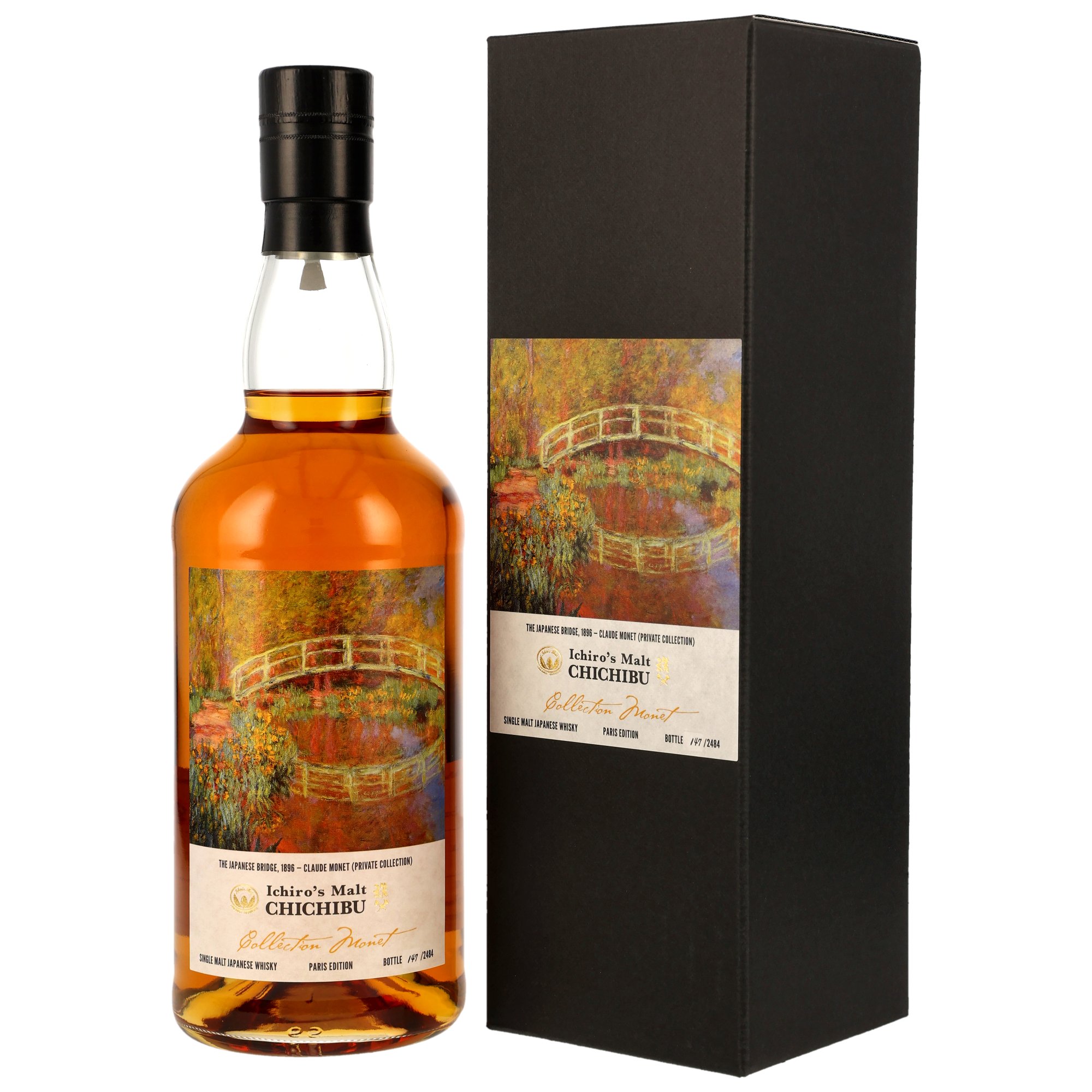 Chichibu Single Malt Japanese Whisky - Paris Edition 2026 Collection Monet Jaune