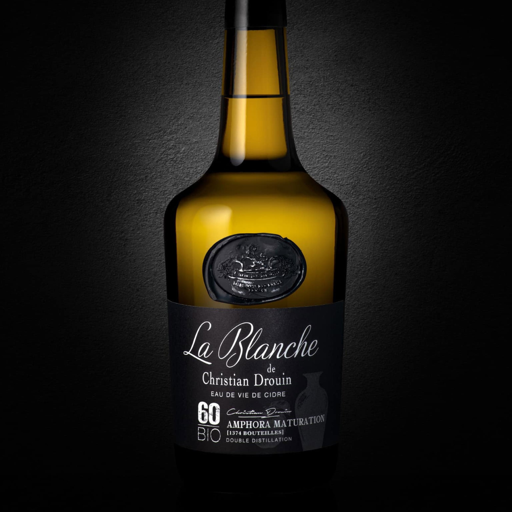 Christian Drouin La Blanche Amphora 60 BIO Eau de vie de cidre