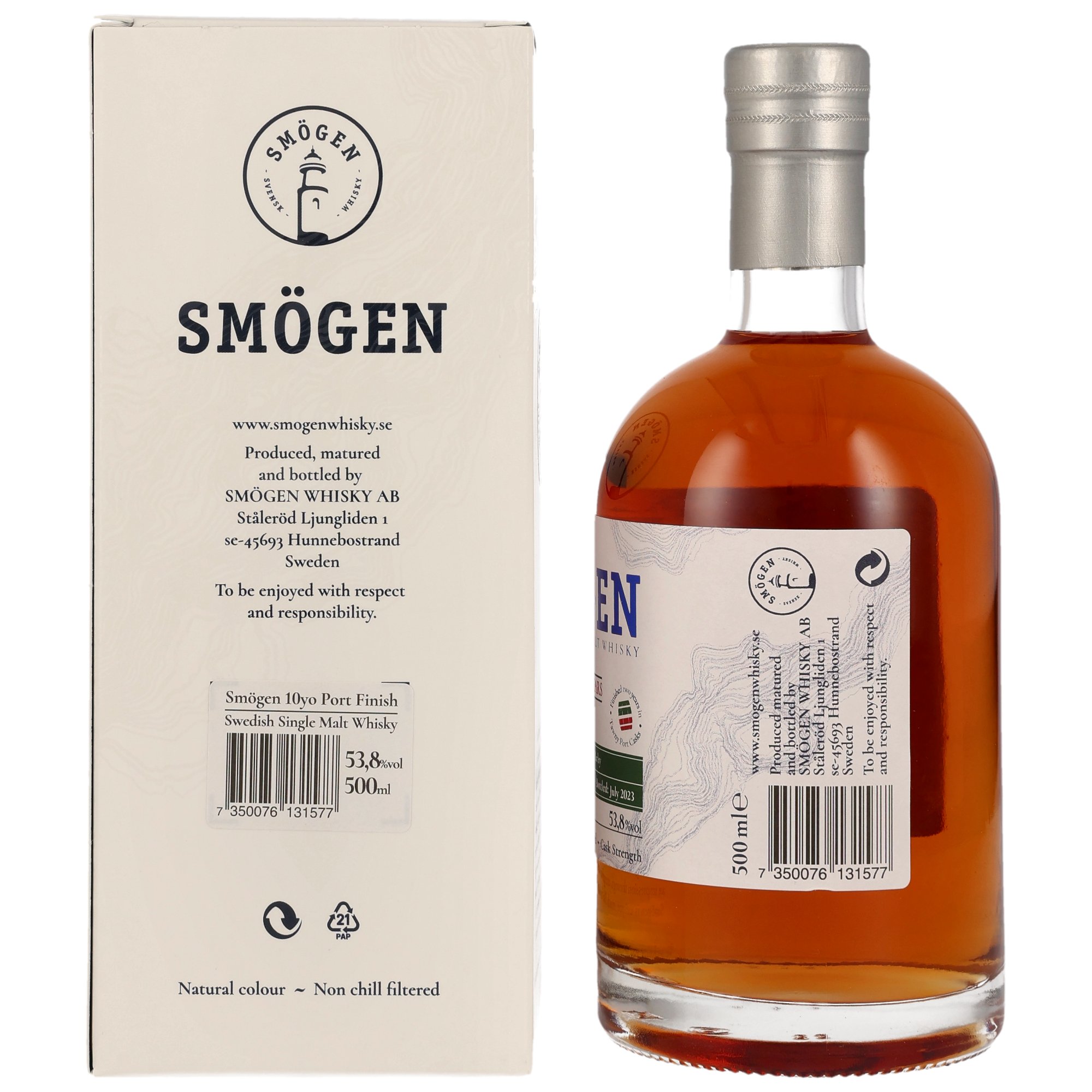 Smögen 10 y.o. - Port Cask - Swedish Single Malt
