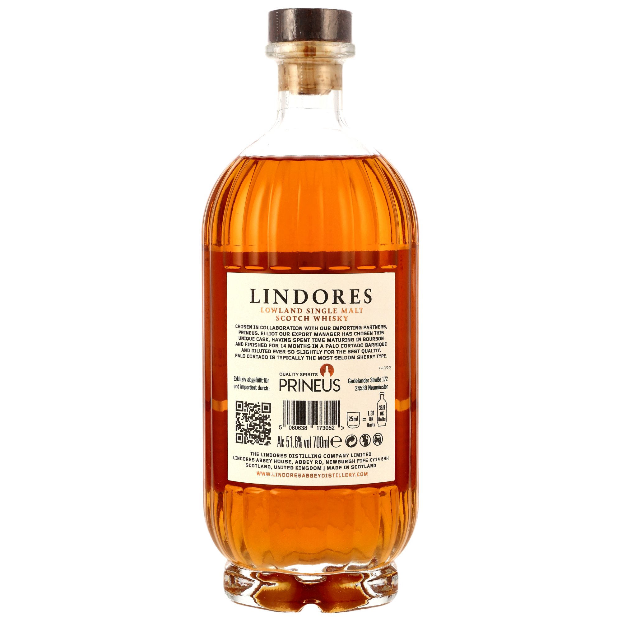 Lindores Abbey 2021/2025 - 4 y.o. - Elliot's Exclusive Cask Palo Cortado Sherry Finish #244014