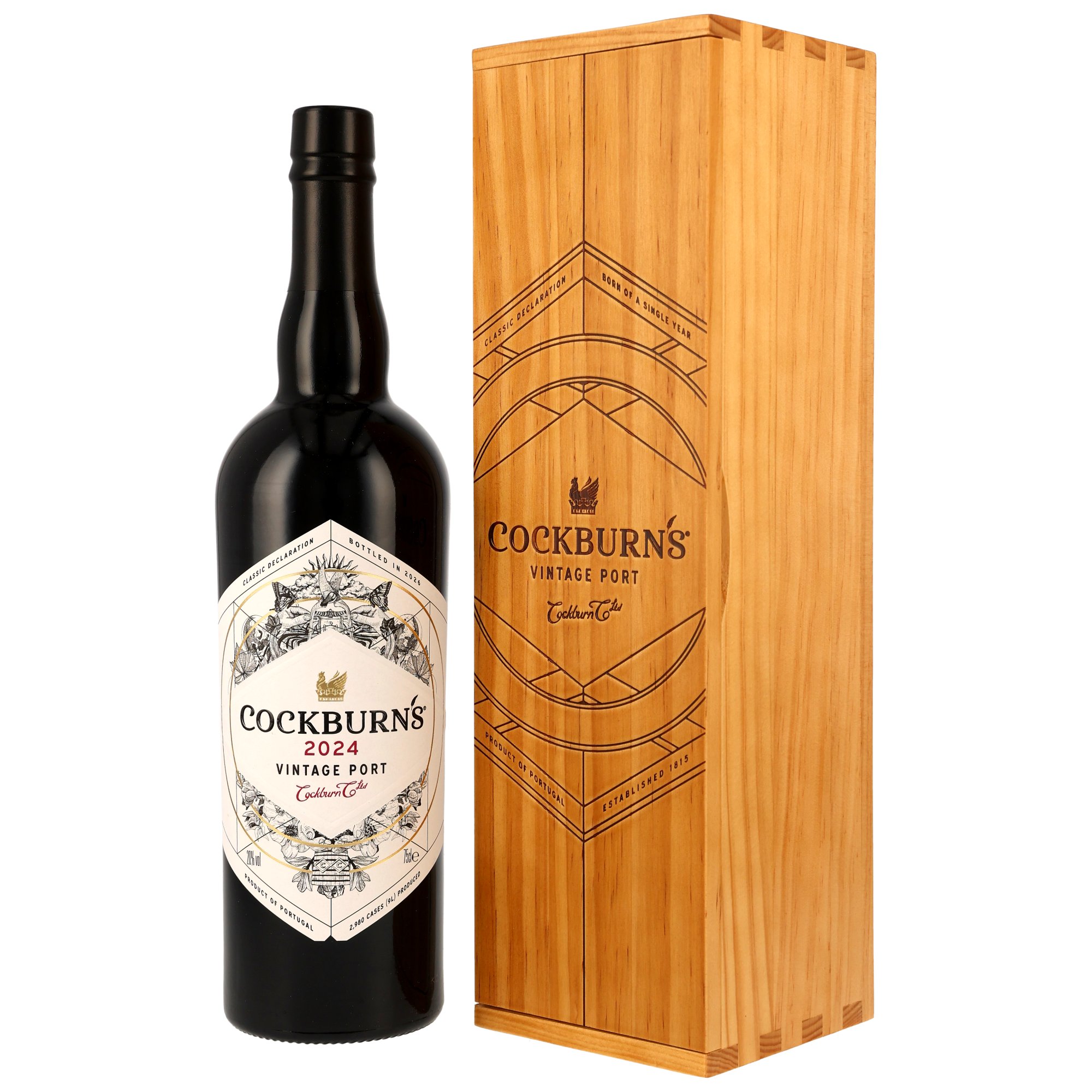 Cockburns 2024 Vintage Port in Einzel-Holzbox 750ml