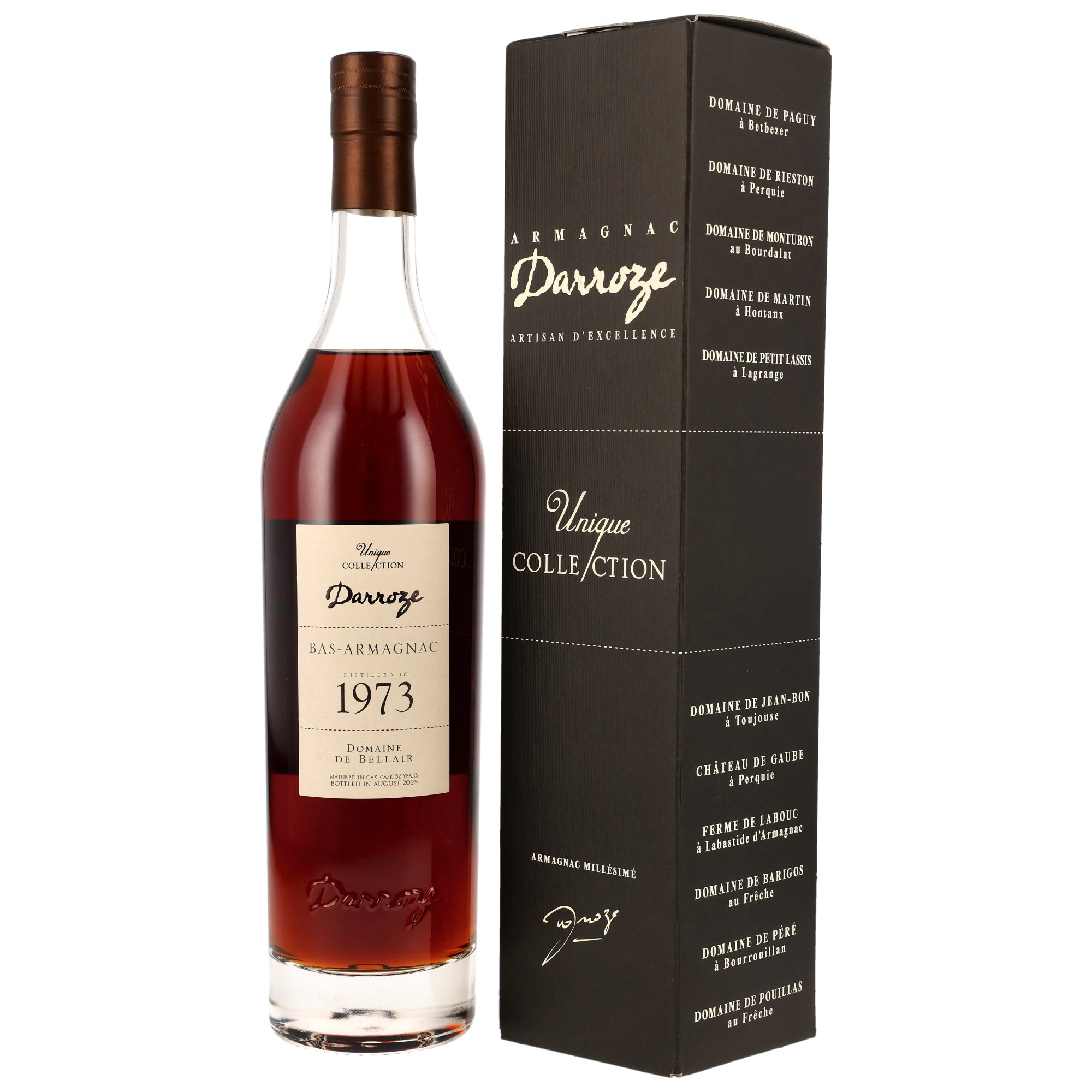 Domaine de Bellair 1973/2025 - 52 y.o. - Armagnac Darroze