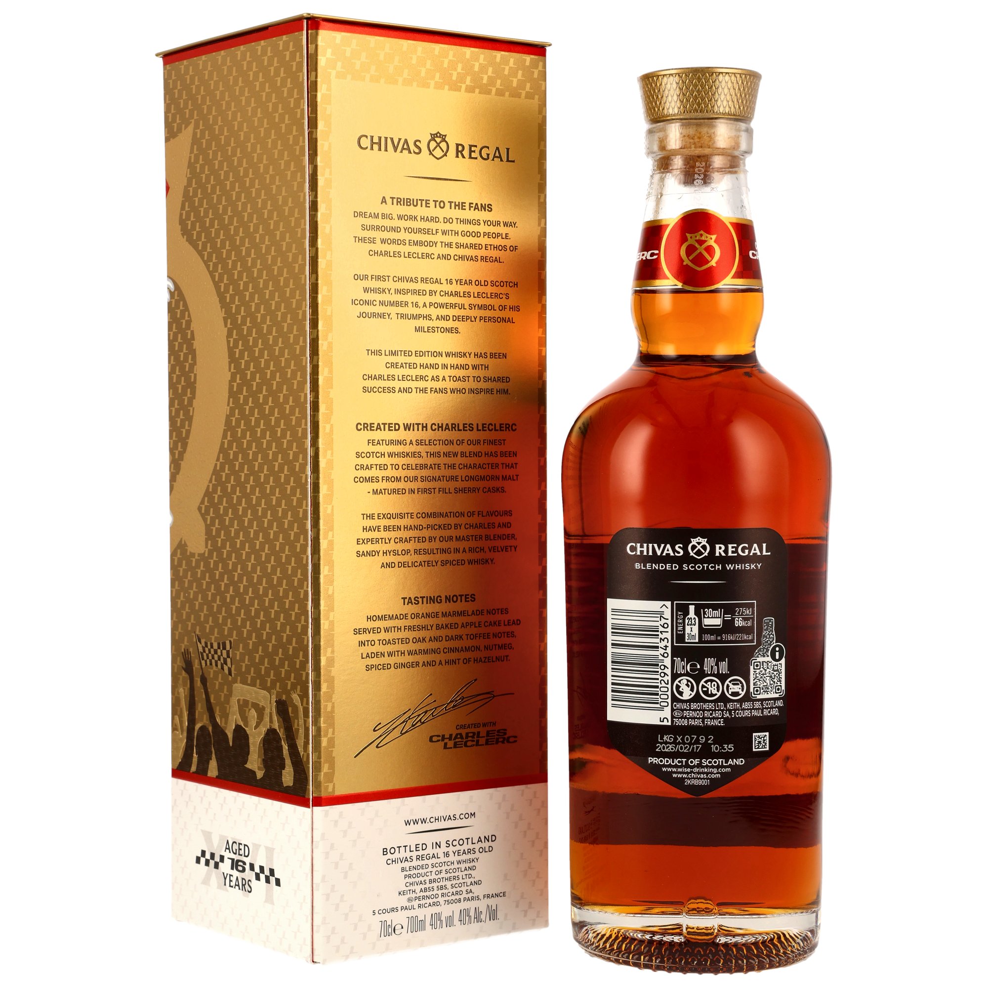 Chivas Regal 16 y.o. Charles Leclerc Limited Edition