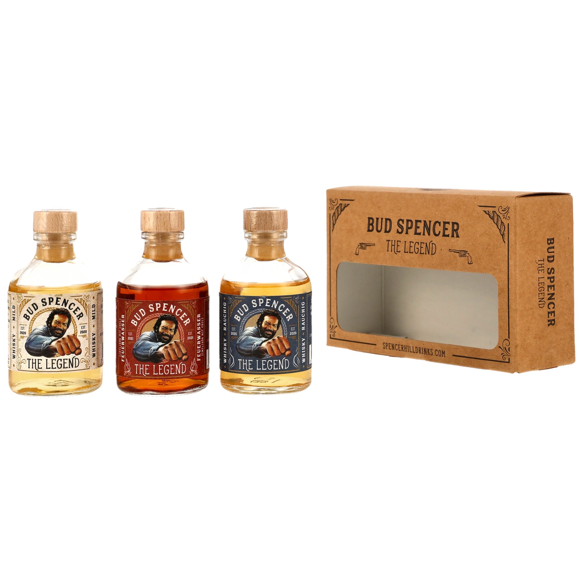 Bud Spencer The Legend Tasting Box 3x0,05l - Neue Ausstattung
