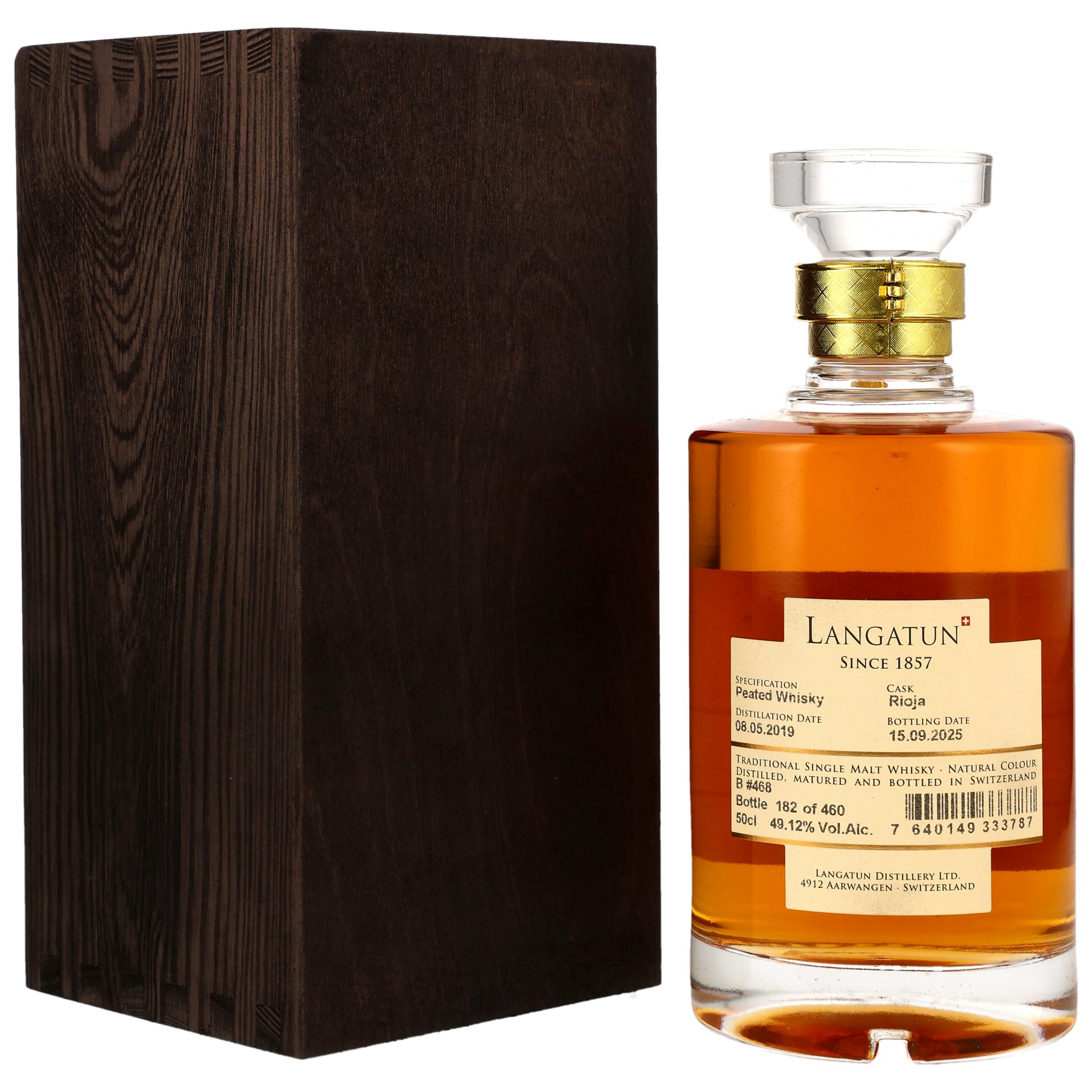 Langatun 2019/2025 - 6 y.o. - Peated Rioja Cask #468