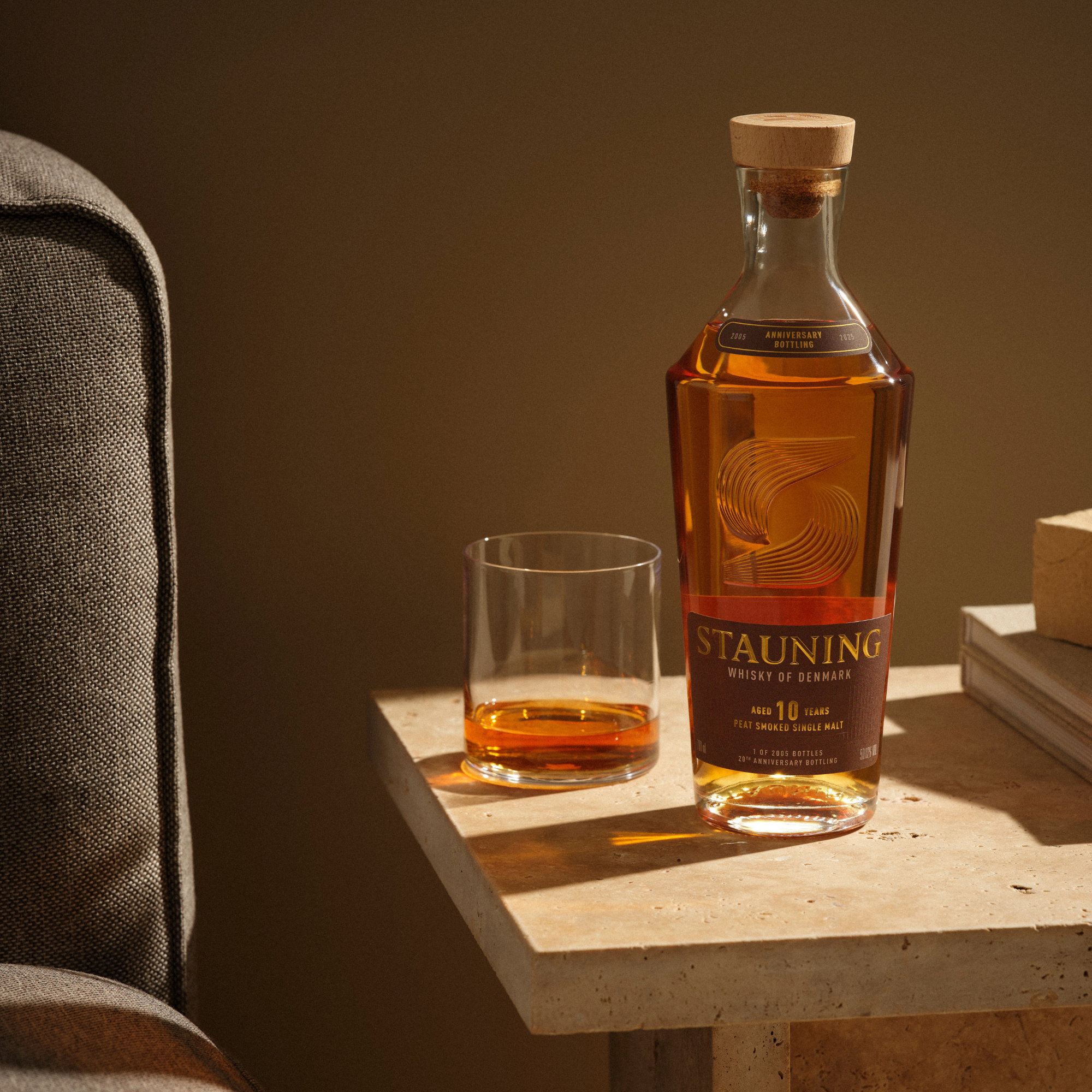 Stauning 10 y.o. - Peat Smoked Danish Single Malt - 20th Anniversary Bottling