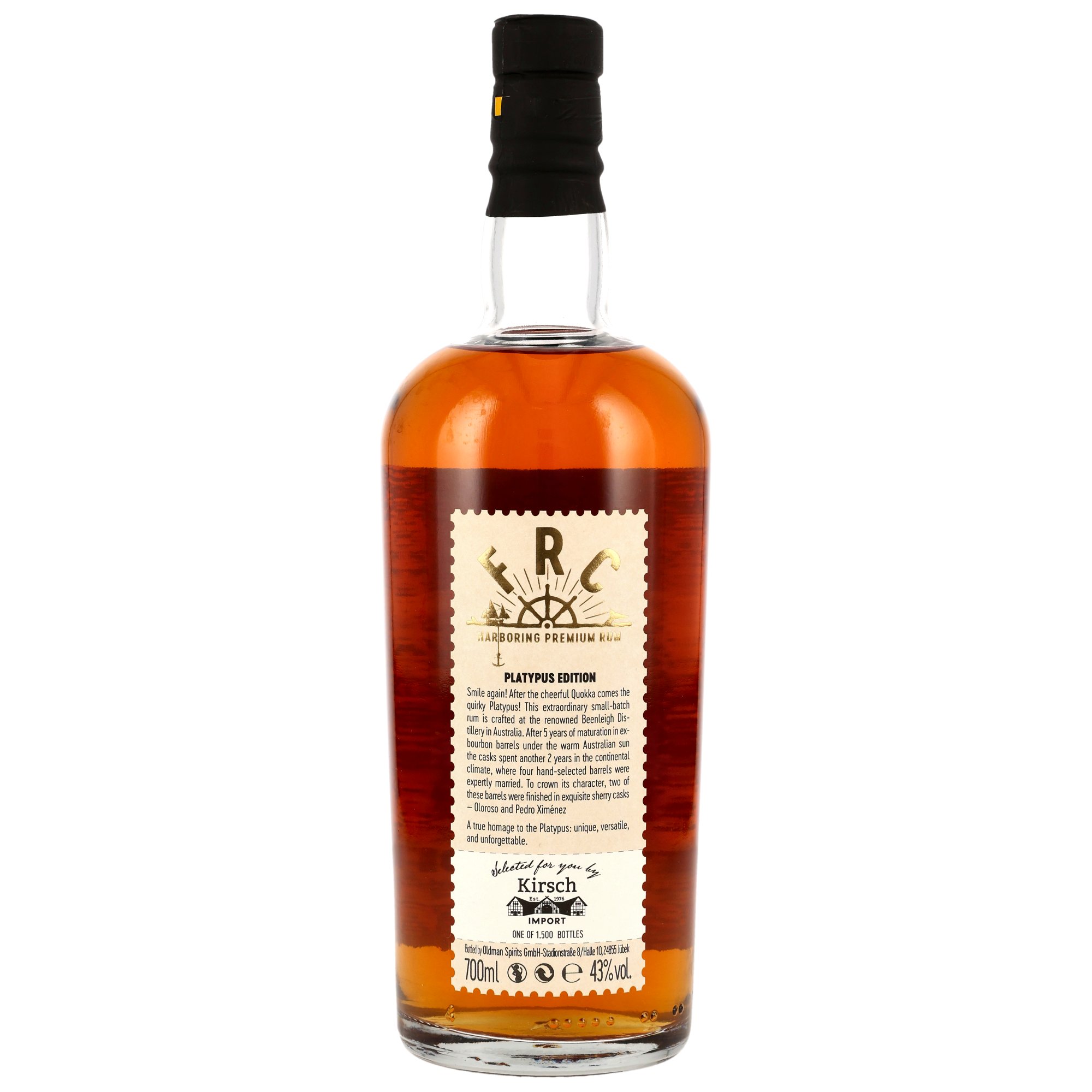 FRC - Platypus 7 y.o. Rum - Australia Sherry Cask Rum