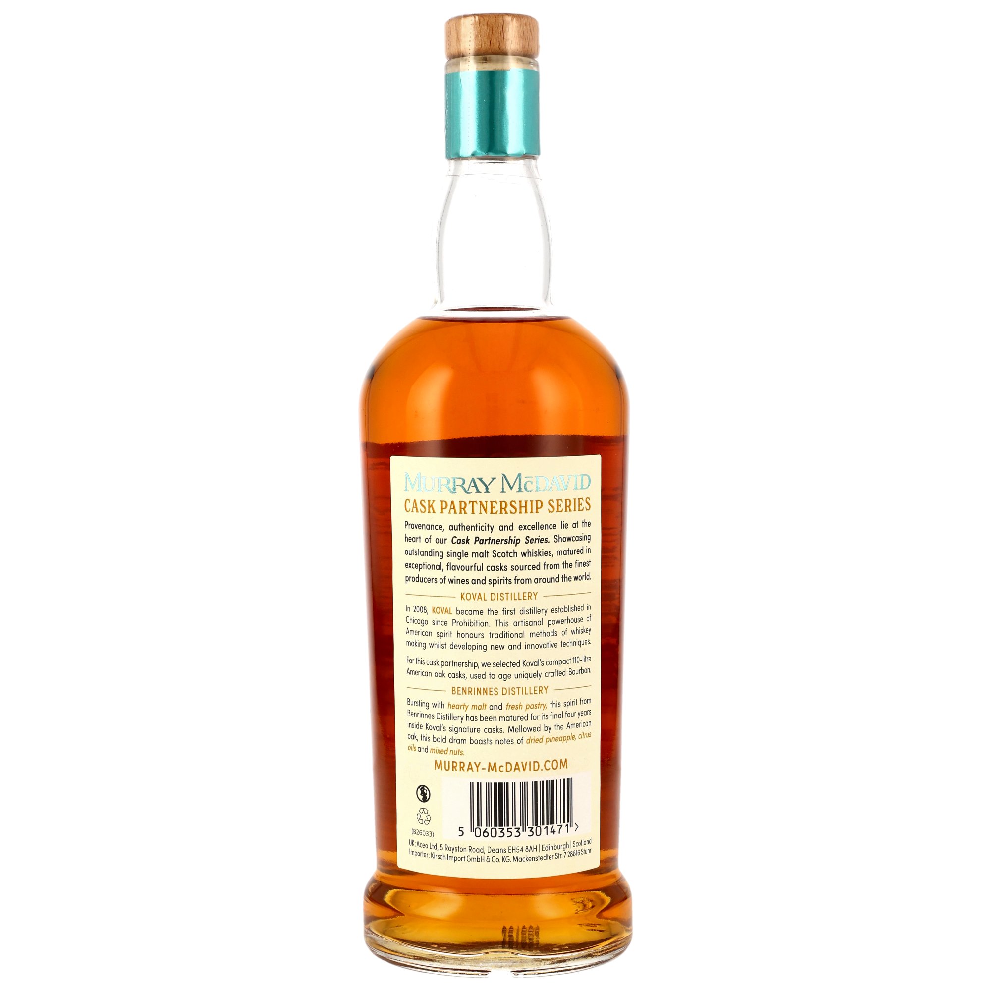 Benrinnes 2016/2026 - 9 y.o. - Koval Bourbon Cask Finish - Cask Partnership Series Murray McDavid