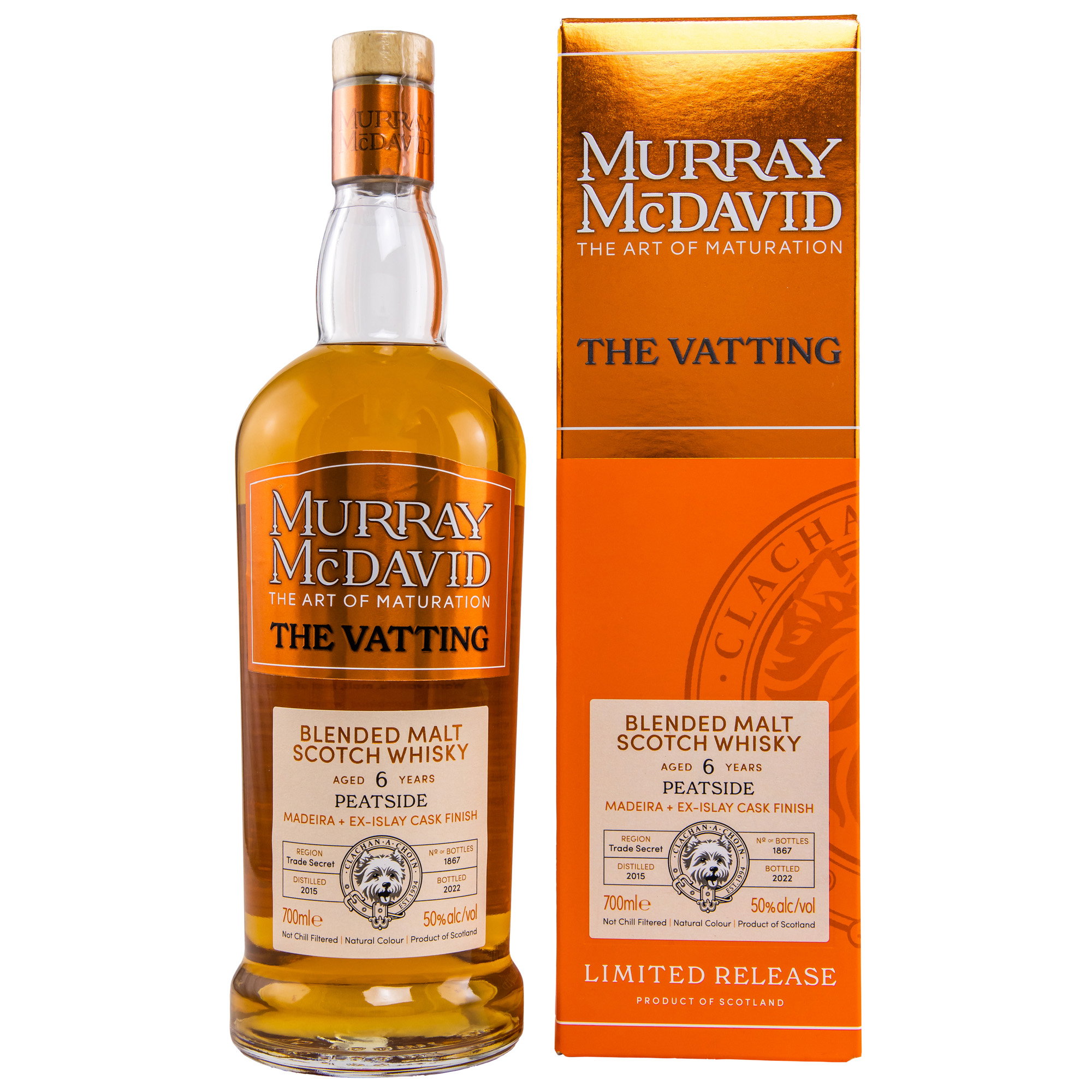 Peatside 2015/2022 - 6 y.o. - Madeira + Ex Islay Cask - Murray McDavid