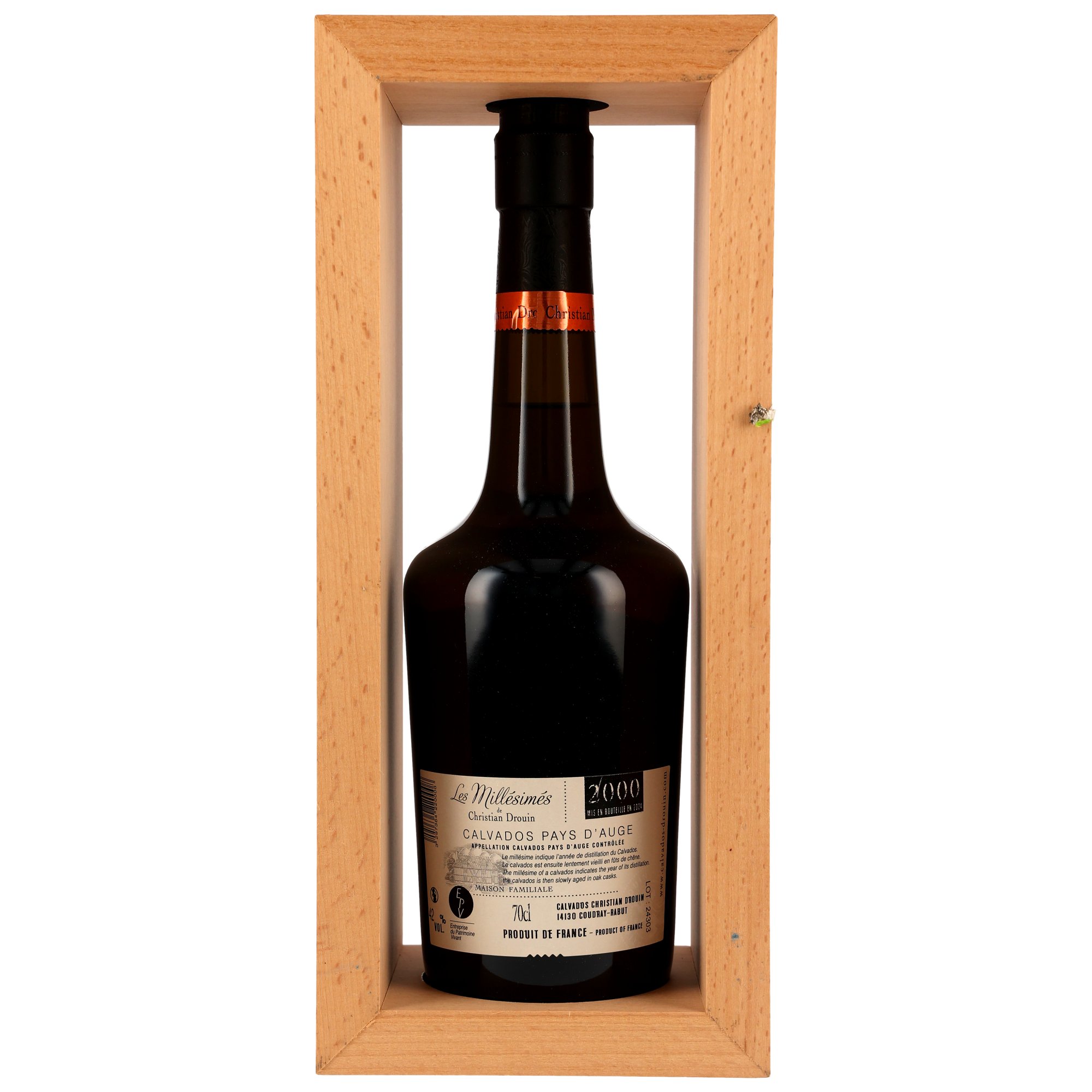 Christian Drouin Millésime 2000/2024 Double Maturation - Calvados Pays d'Auge