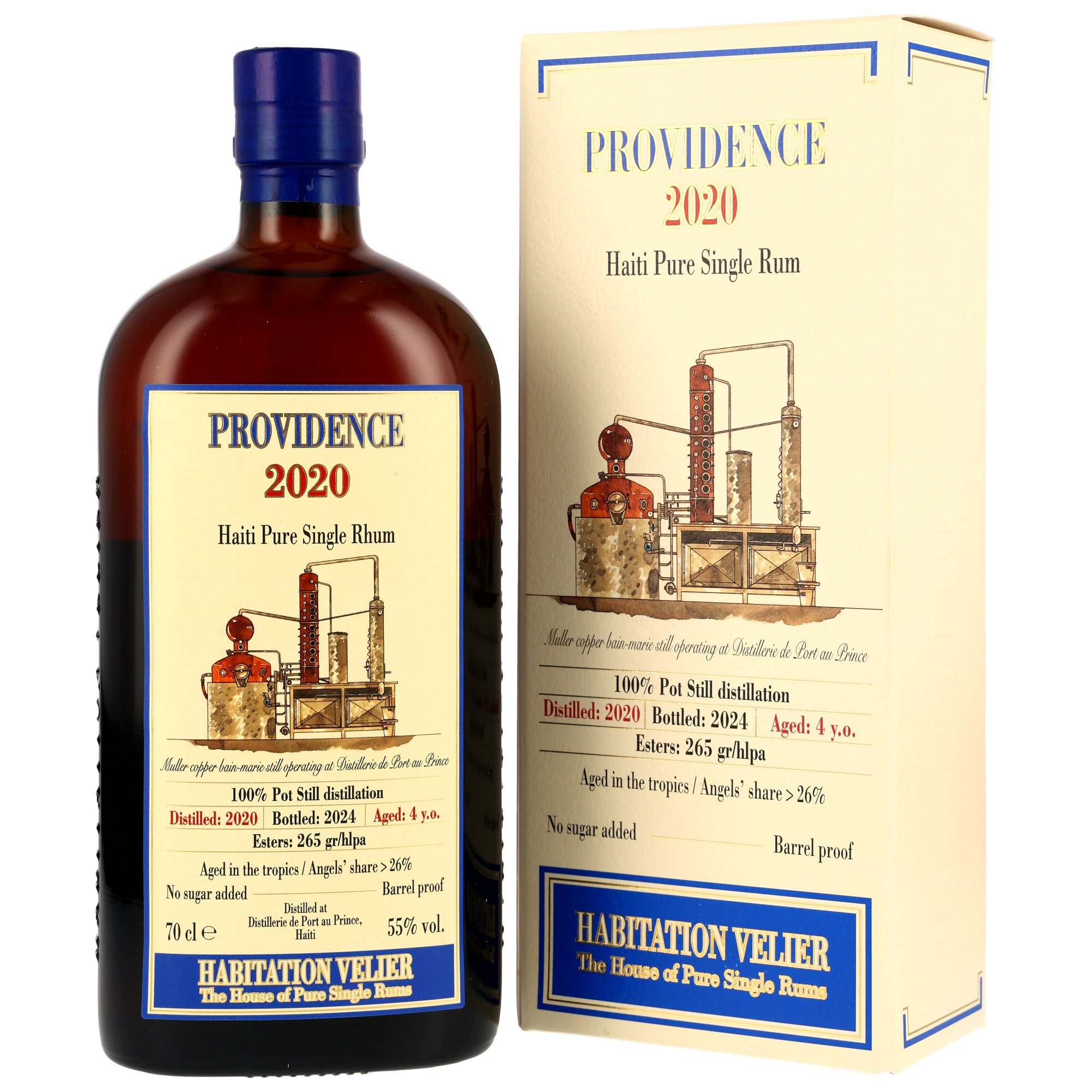 Providence 2020/2024 - 4 y.o. - Haitian Pure Single Rum - Habitation Velier