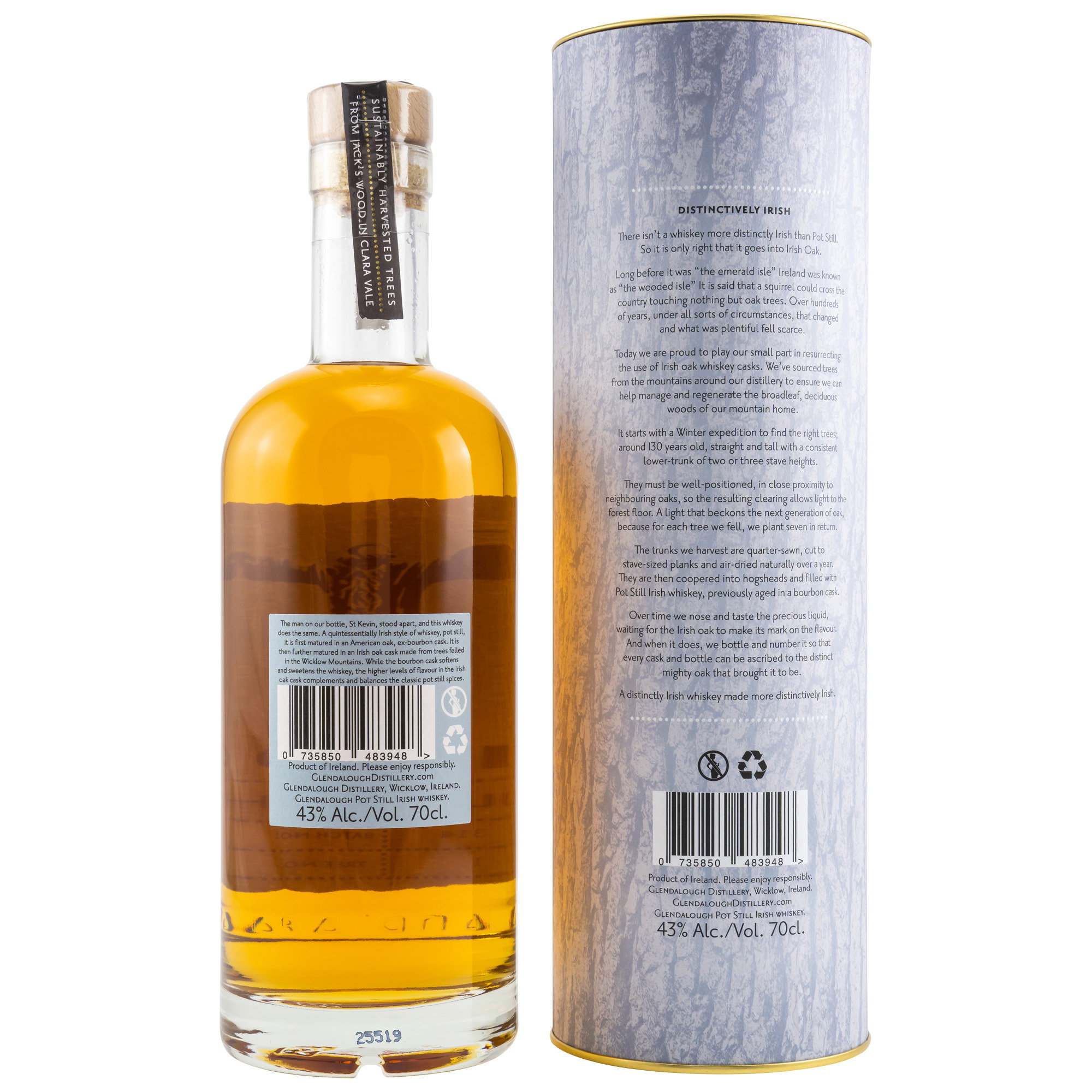 Glendalough Pot Still Irish Whiskey